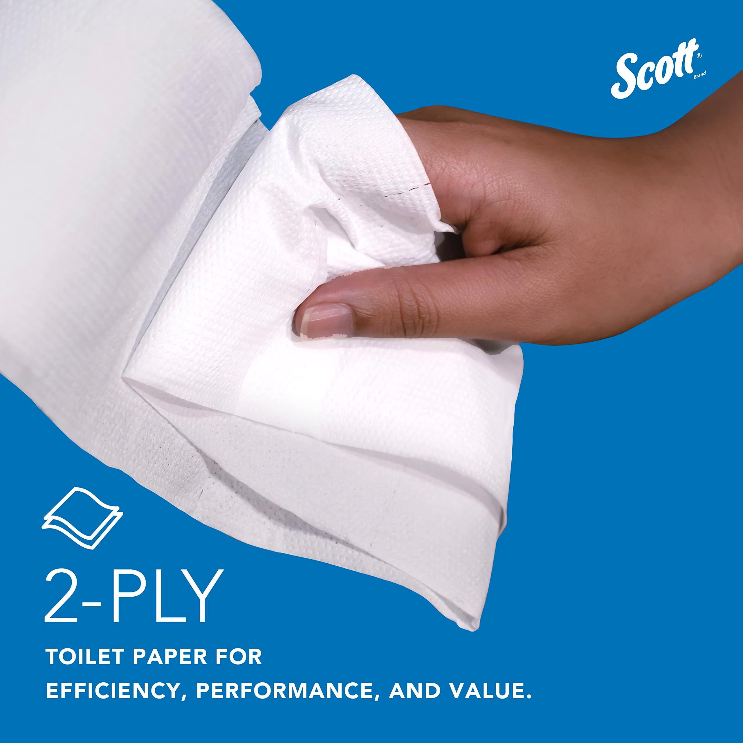 Scott Professional 100% Recycled Fiber High-Capacity Jumbo Roll Bulk Toilet Paper (67805), 2-Ply, White, Non-Perforated (12 Rolls at 1,000' Each, 12,000'/Case) - Image 8