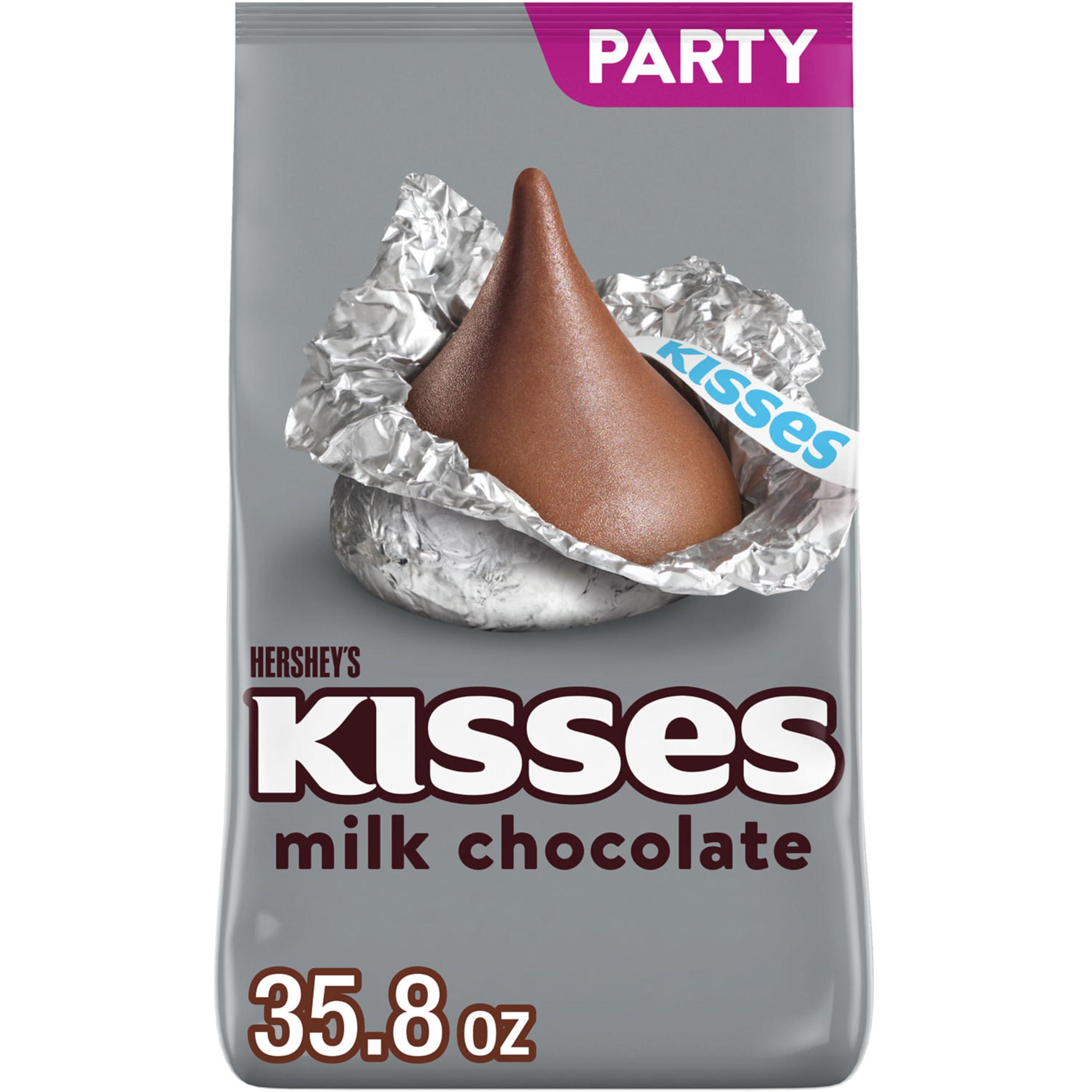 HERSHEY'S KISSES Milk Chocolate Candy Party Pack, 35.8 oz - Image 1
