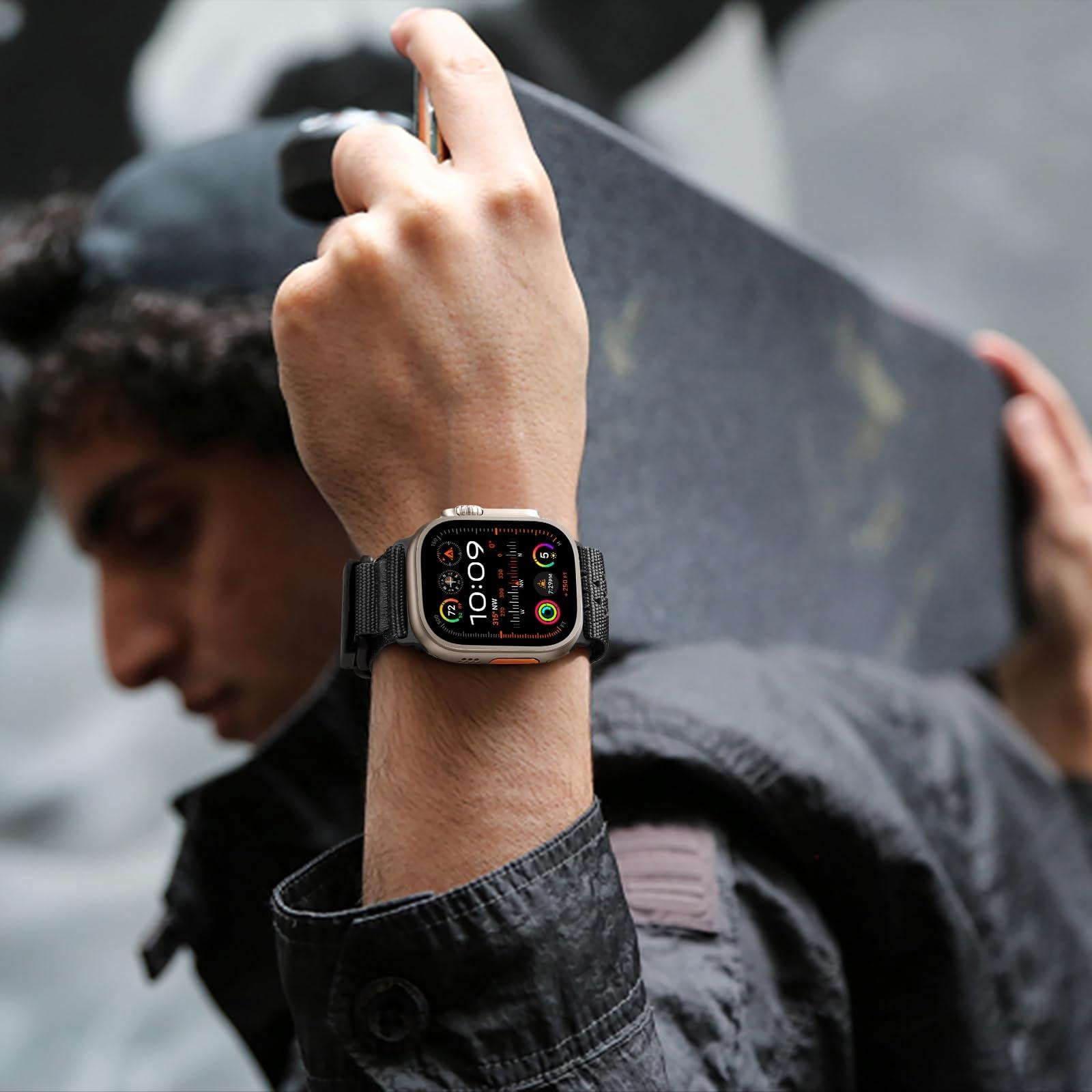 Bandletic R-Nylon Tactical Band and FIDLOCK magnetic Buckle Band Compatible with Apple Watch Ultra 49mm - Image 7