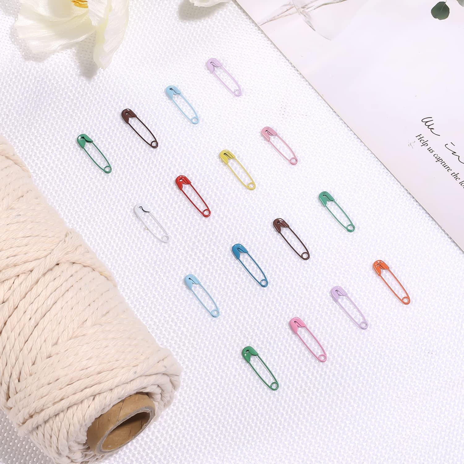 150pcs Safety Pins, 19mm Mini Safety Pins for Clothes Metal Safety Pin for Clothing Sewing Handicrafts Jewelry Making (Colorful) - Image 5