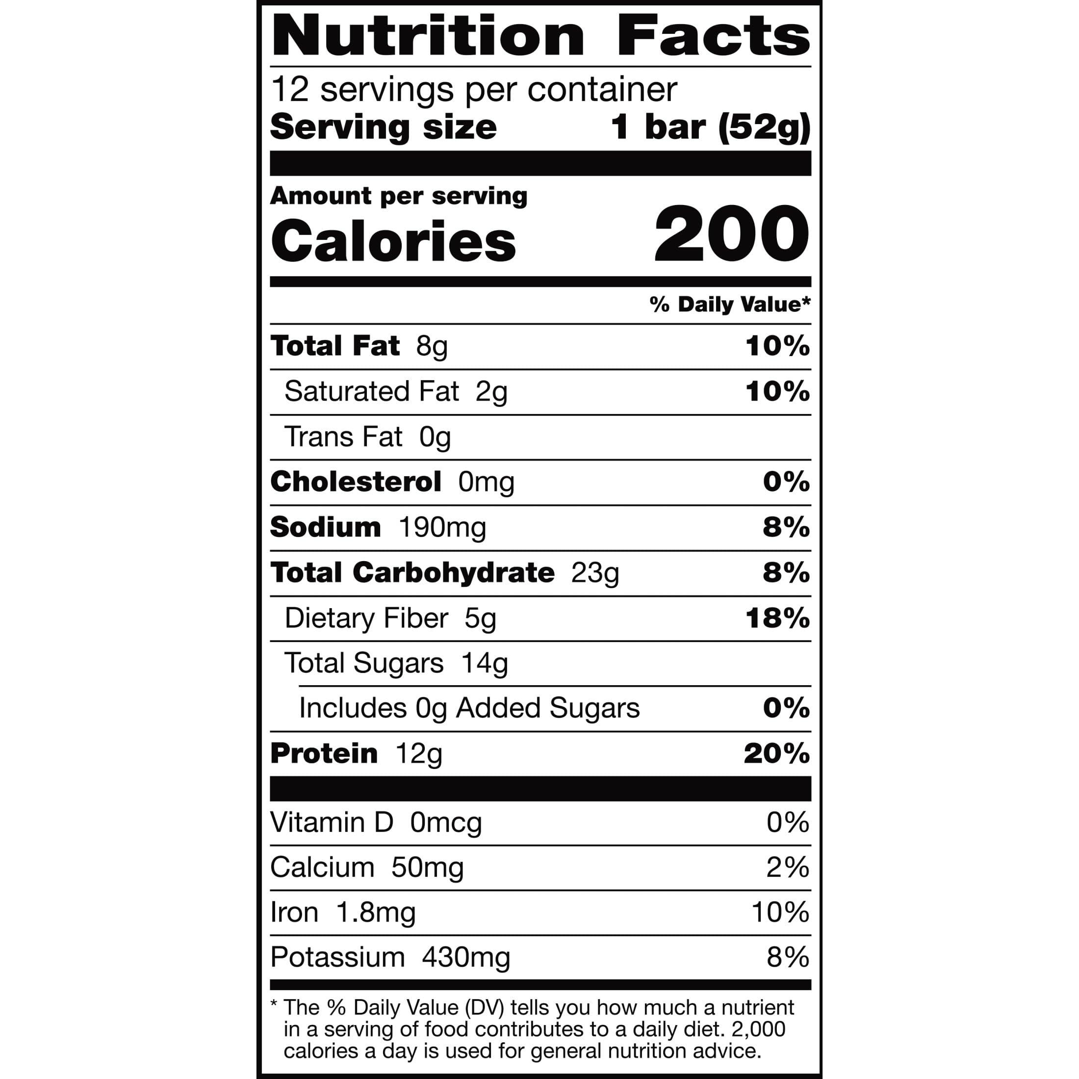 RXBAR Protein Bars, Protein Snack, Snack Bars, Chocolate Sea Salt, 22oz Box (12 Bars) - Image 11