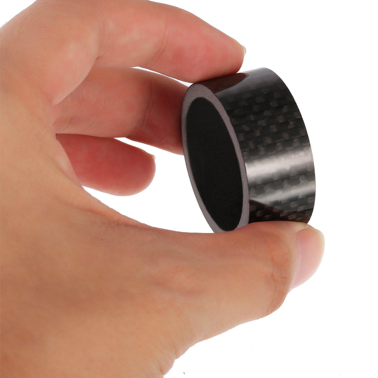 Sumind 11 Pieces Bike Carbon Fiber Headset Spacer Bicycle 1-1/8 Inch 20 15 10 5 3 2 1 mm, 7 Size - Image 7