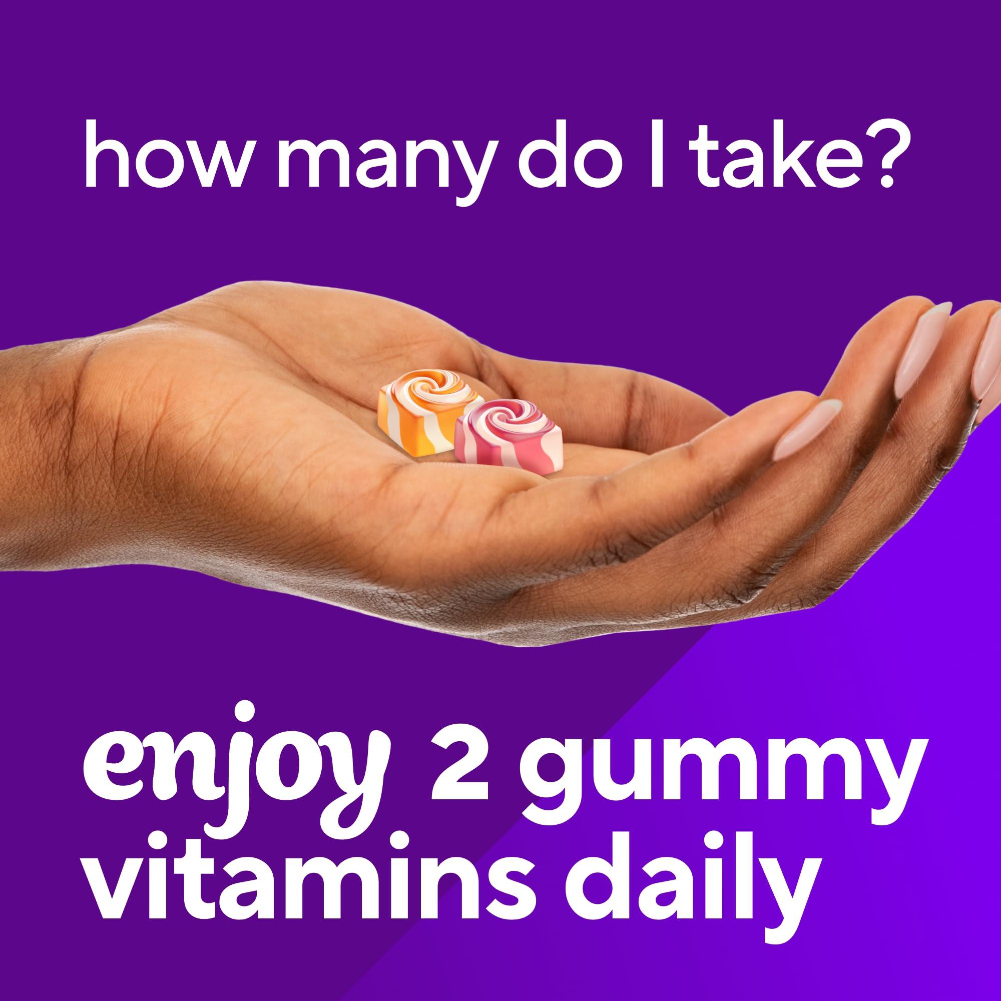 vitafusion Chewable Calcium Gummy Vitamins for Bone and Teeth Support, Fruit and Cream Flavored, America’s Number 1 Gummy Vitamin Brand, 50 Day Supply, 100 Count - Image 8
