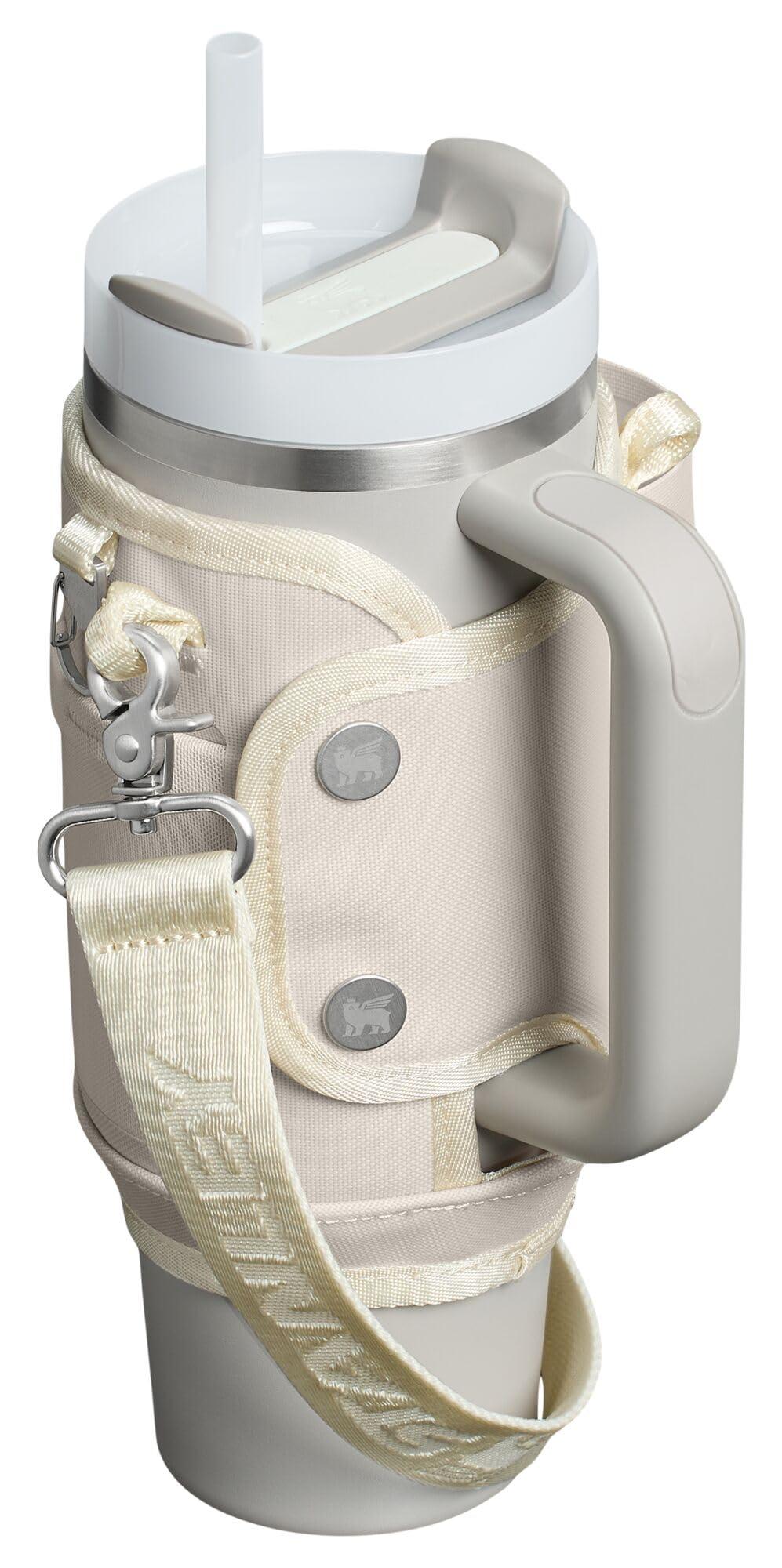 Stanley All Day Quencher Carry All for 30 oz Tumbler with Handle | Crossbody Bag with Phone Holder Pocket, Card Sleeve & Detachable Strap | Water Bottle Carrier Bag | BPA-Free | Cream - Image 3