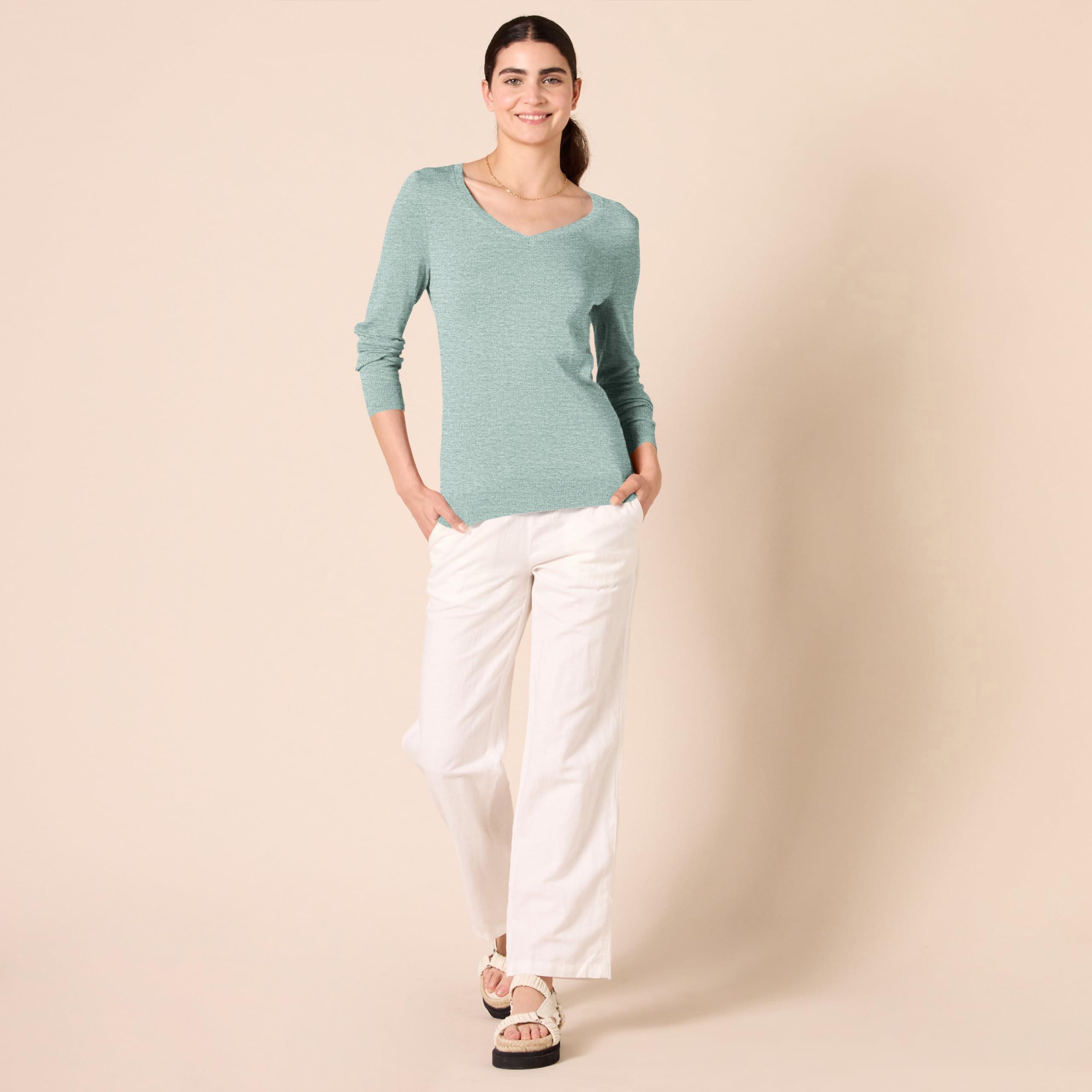 Amazon Essentials Women's Classic-Fit Lightweight Long-Sleeve V-Neck Sweater (Available in Plus Size) - Image 5