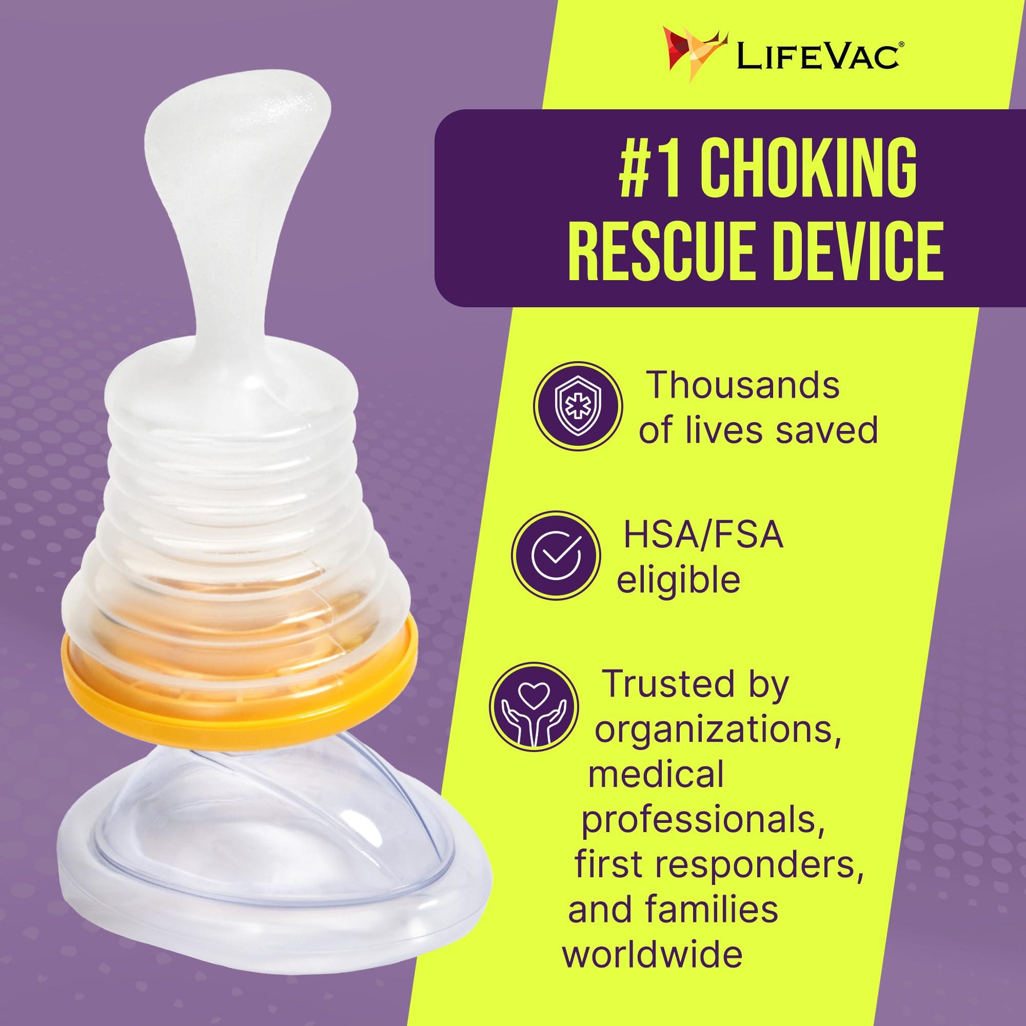 LifeVac Home Kit - Portable Suction Rescue Device, First Aid Kit for Kids and Adults, Portable Airway Suction Device for Children and Adults - Image 3