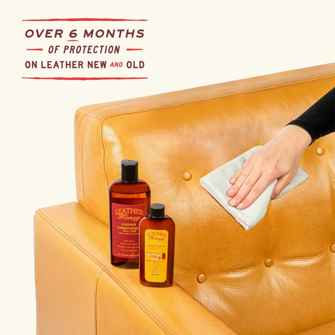 Leather Honey Leather Conditioner, Since 1968. for All Leather Items Including Auto, Furniture, Shoes, Purses and Tack. Non-Toxic and Made in The USA / 8 Fl Oz (Pack of 1) - Image 3