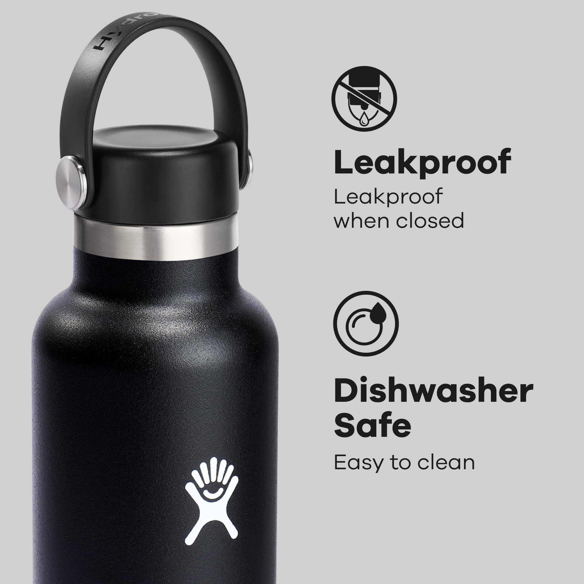 Hydro Flask Stainless Steel Standard Mouth Water Bottle with Flex Cap and Double-Wall Vacuum Insulation - Image 3