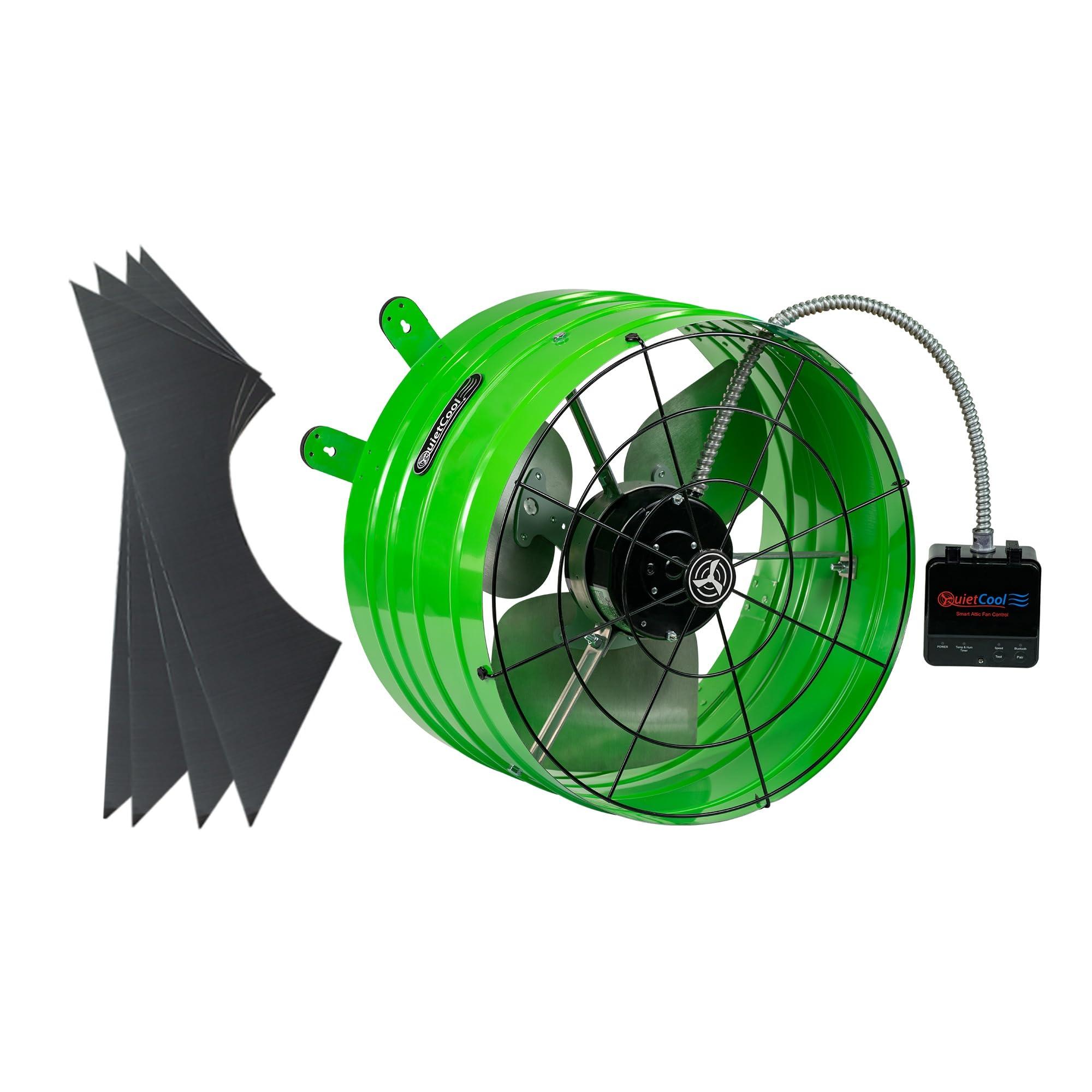 Quietcool AFG SMT ES-3.0 Smart Attic Fan for Gable Vents - Up to 2801 CFM - As low as 22 Watts - Smart App Control - Thermostat and Humidistat - 20ft Power Cord - Plug-and-play - Three Speed - Image 6