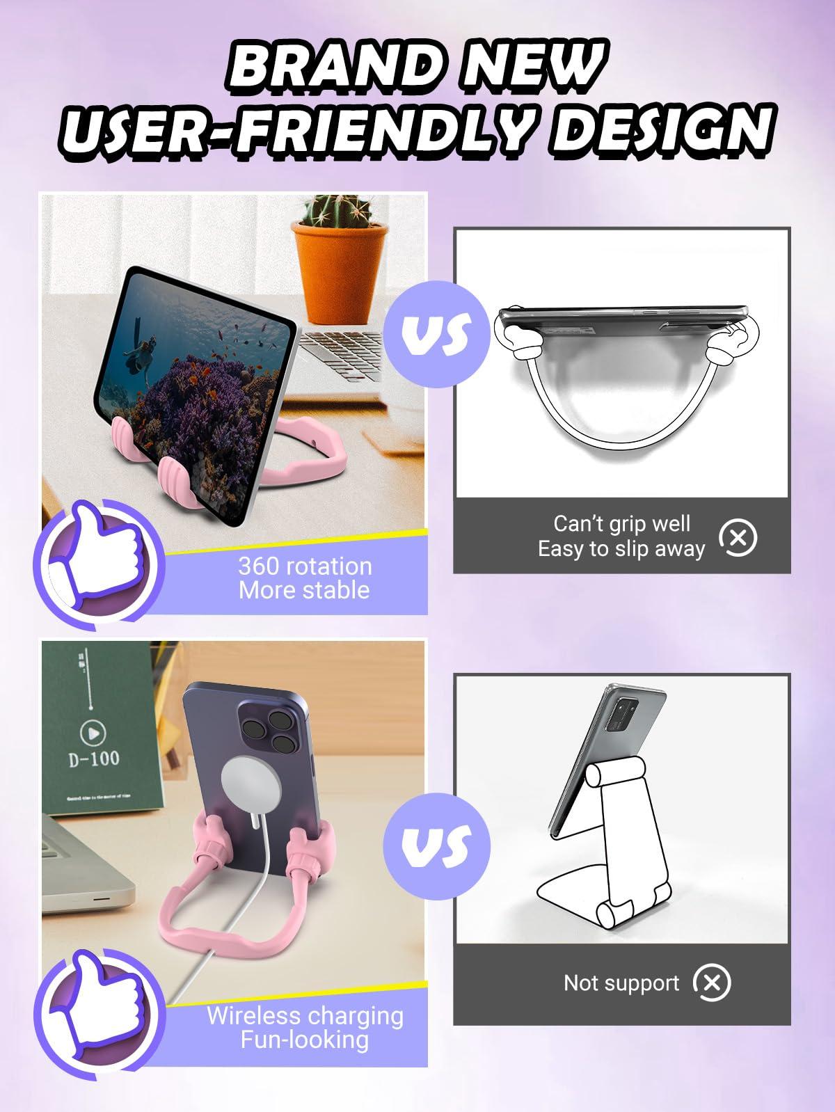 CALDEVER Cell Phone Stand Thumbs Up Lazy Phone Stand - Phone Holder 2025 College Graduation Gifts for Her Him Cellphone iPhone Stand for Desk Birthday Gifts for Teens Girls Boys Adults Women Men Wife - Image 5