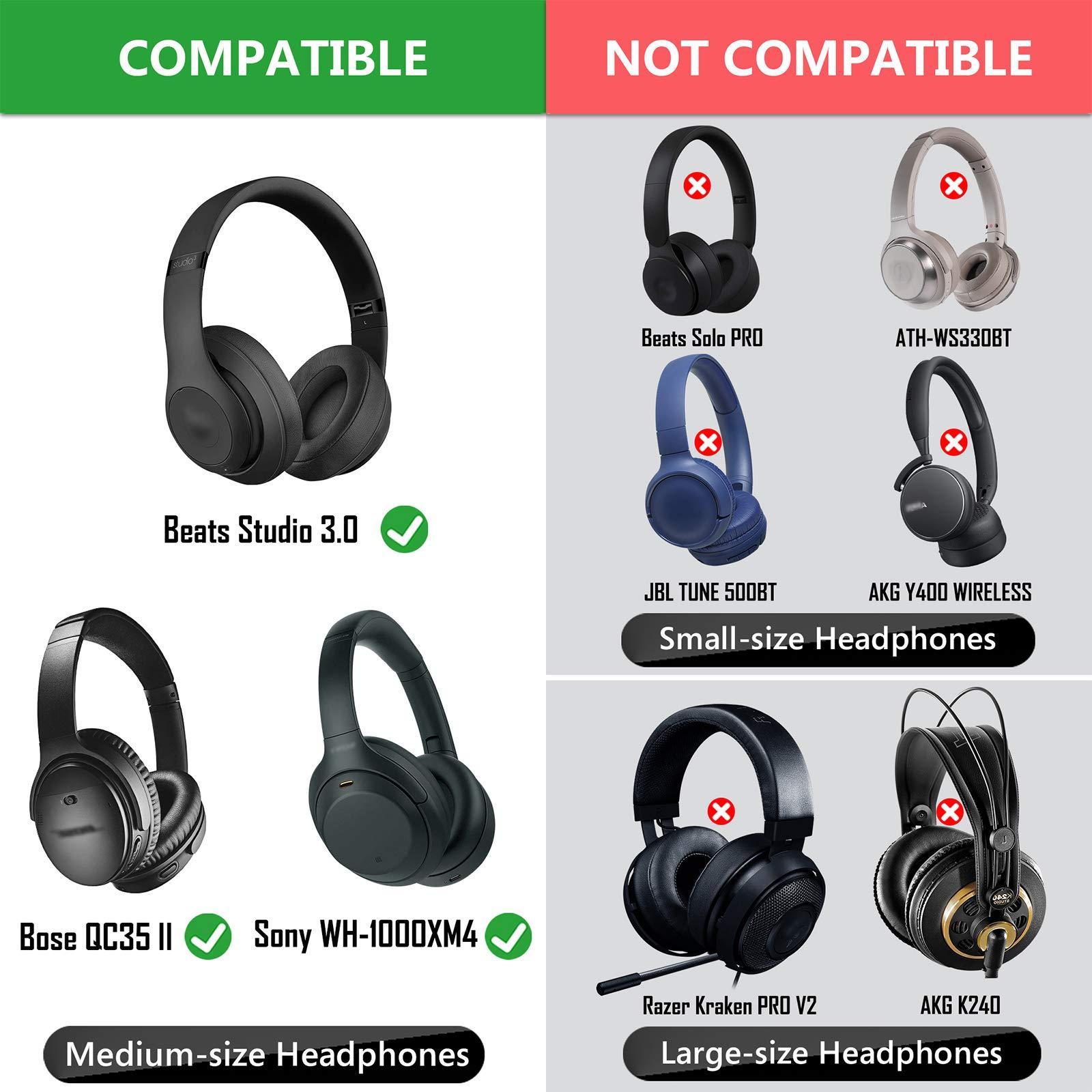 Geekria 100 Pairs Disposable Headphones Ear Cover for Bose QC45, Sony MDR-7506, WH-1000XM6, Beats Studio PRO, Soundcore Anker Life 20, Hygienic Ear Cushion Protector (M/Blue) - Image 5