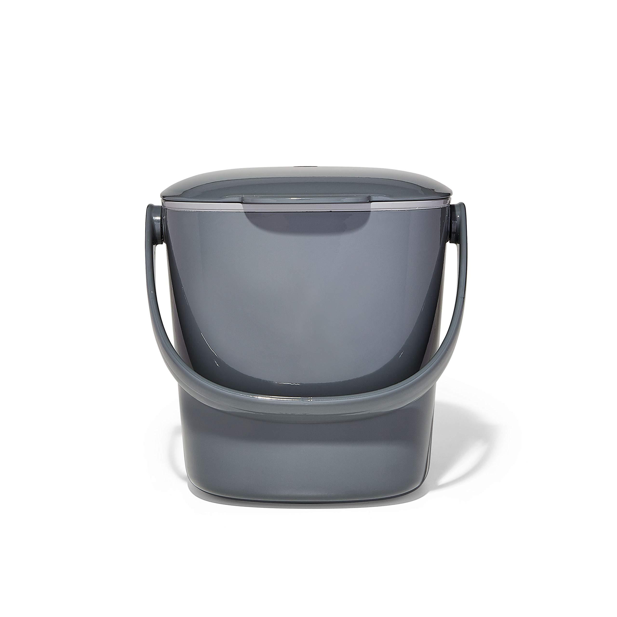 OXO Good Grips Easy-Clean Compost Bin, Charcoal - 0.75 GAL - Image 10