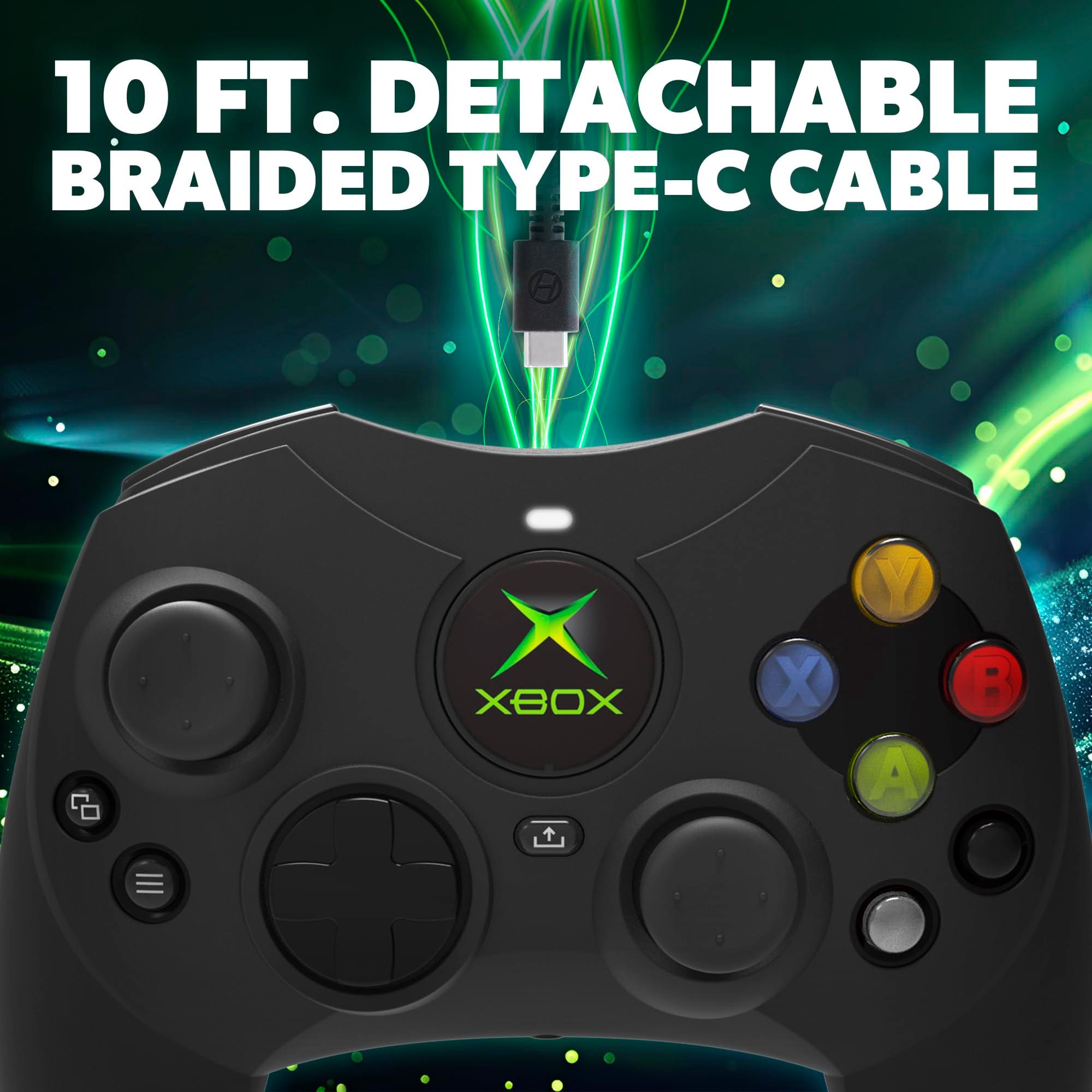 Hyperkin DuchesS Wired Controller with Hall Effect Joysticks - Officially licensed S Controller replica for Xbox Series X|S, Xbox One, Windows 10|11, PC , with Audio Jack, Impulse Triggers, Gaming Gamepad Plug and Play Black - Image 5