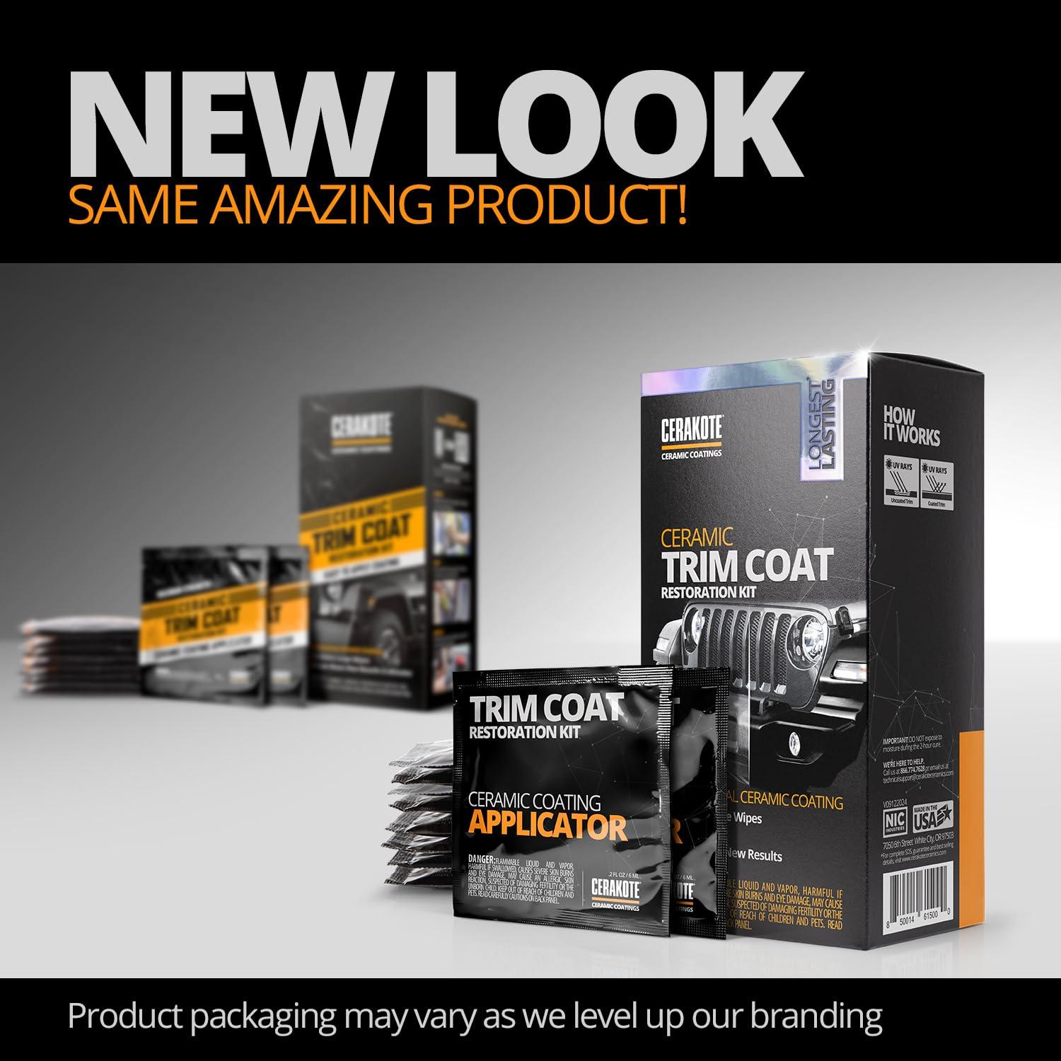 CERAKOTE® Ceramic Trim Coat Kit - Quick Plastic Trim Restorer - Ceramic Coating Guaranteed Restoration to Last Over 200 Washes – A Ceramic Coating, Not a Dressing - Image 9