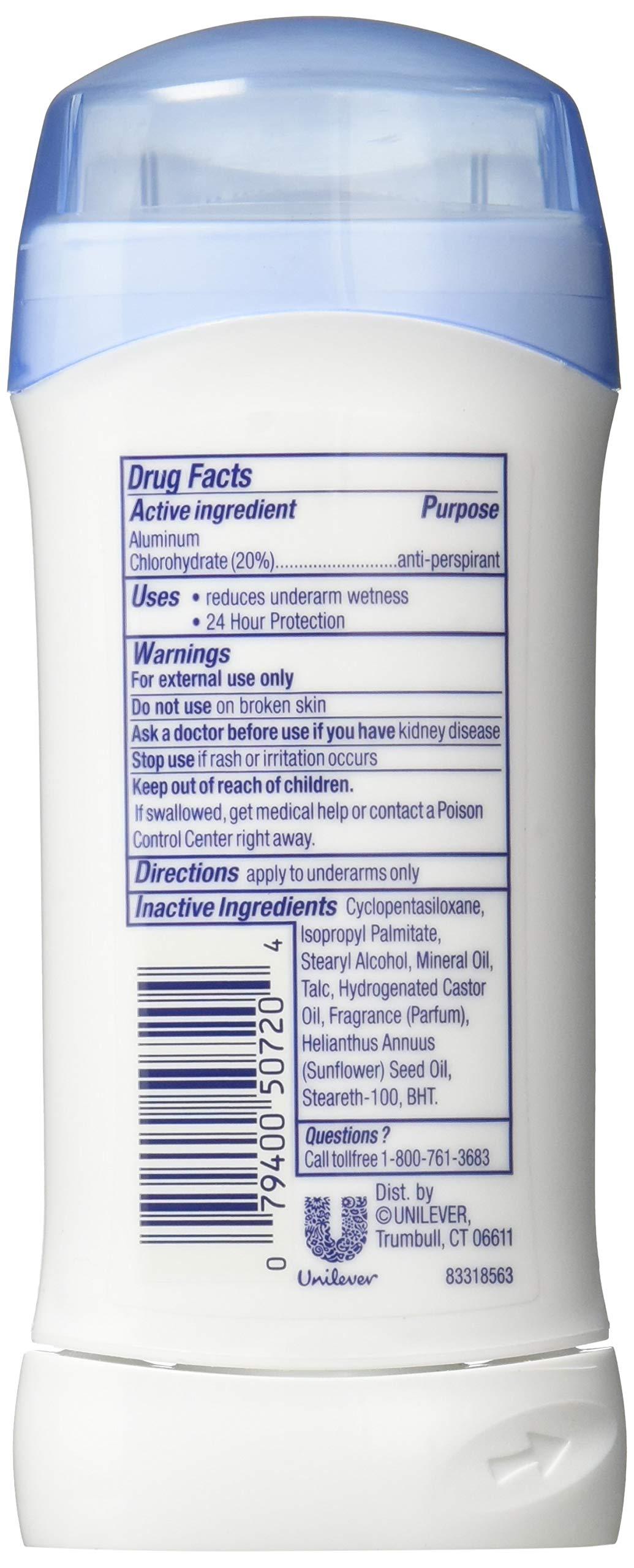 Dove Anti-Perspirant Deodorant Invisible Solid Powder, 2.6 Ounce (Pack of 4) - Image 2