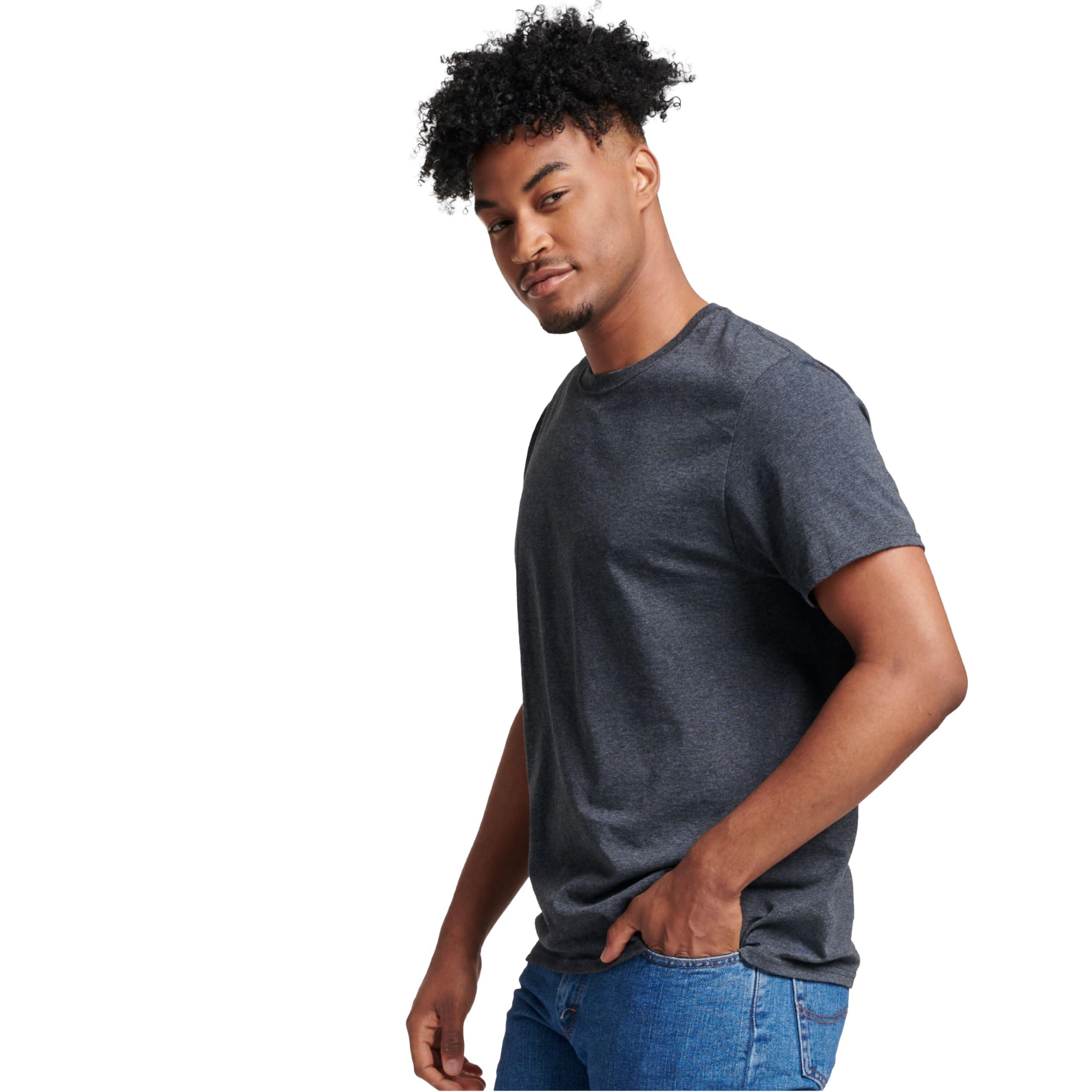 Russell Athletic Men's Dri-Power Cotton Blend Short Sleeve Tees, Moisture Wicking, Odor Protection, UPF 30+, Sizes S-4x - Image 3