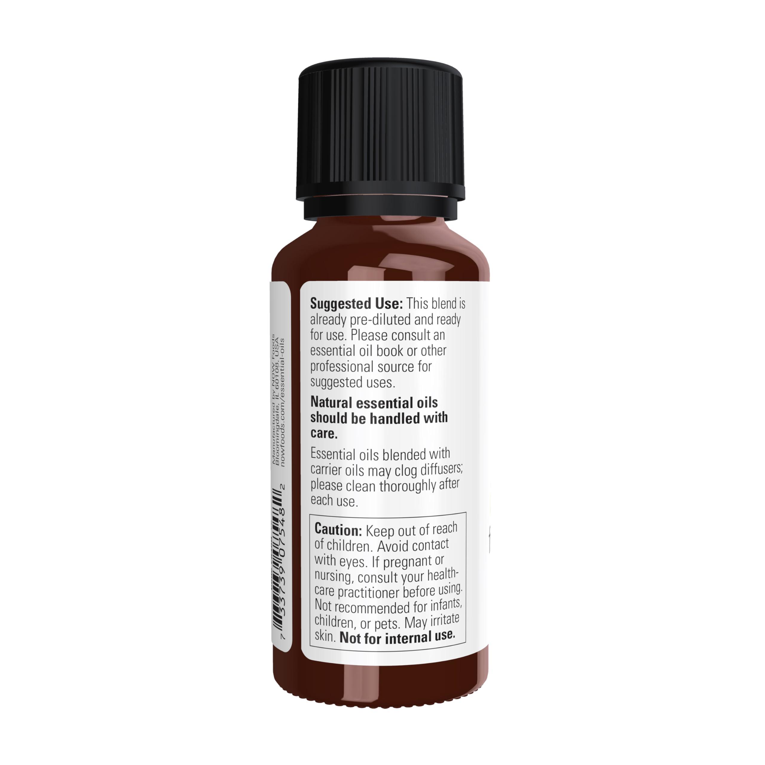 NOW Essential Oils, Frankincense Oil Blend, 20% Blend of Pure Frankincense Oil in Pure Jojoba Oil, Centering Aromatherapy Scent, Steam Distilled, Vegan, Child Resistant Cap, 1-Ounce - Image 3