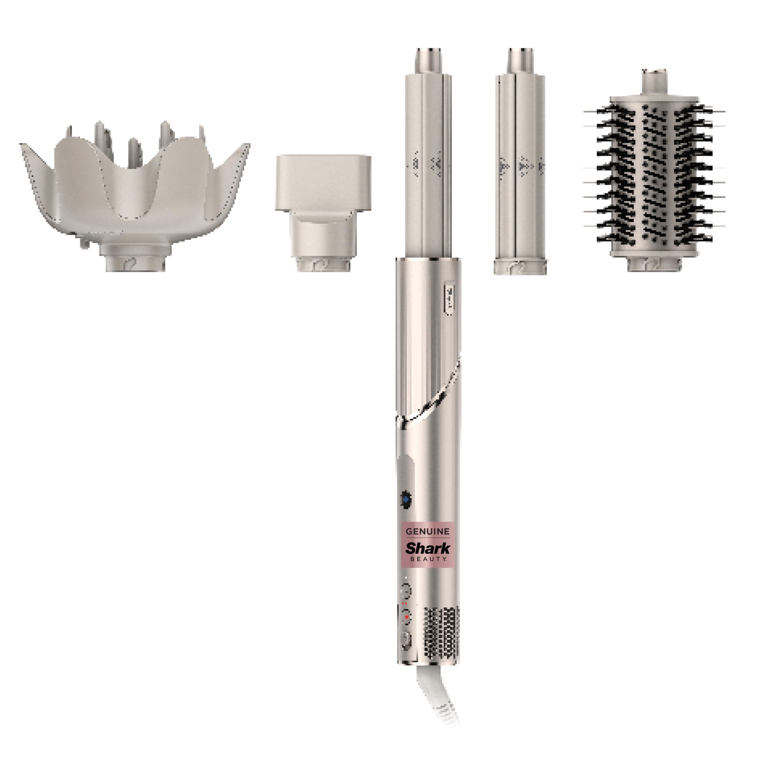 Shark HD435 FlexStyle Air Styling & Drying System, Powerful Hair Blow Dryer & Multi-Styler with Auto-Wrap Curlers, Curl-Defining Diffuser, Oval Brush, & Concentrator Attachment, Stone - Image 1