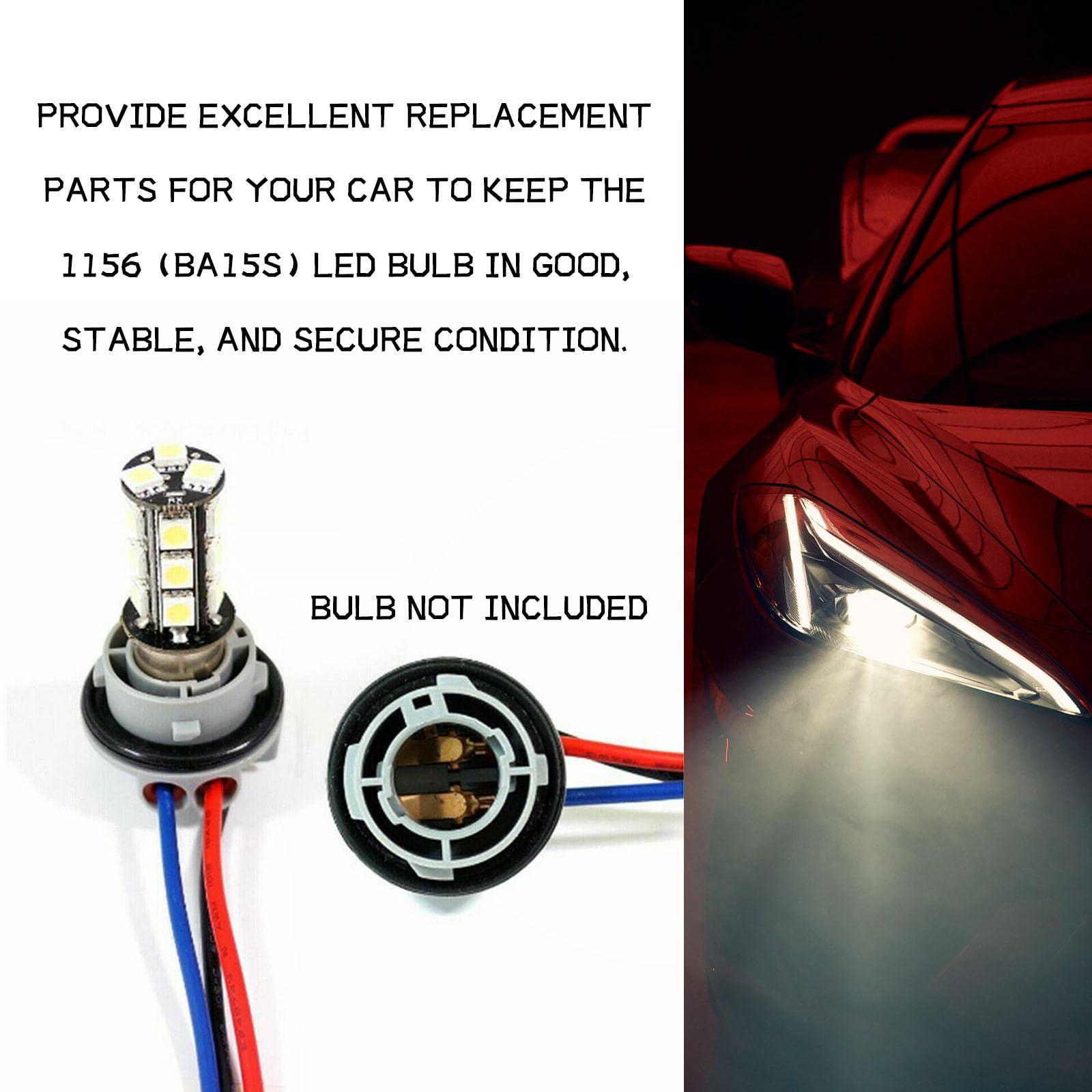 SamWinGear 2PCS 1157 Bulb Socket 2357 Brake Light Turn Signal Light Socket Holder Rear Tail Light Wiring Harness, LED Bulb Plug Base Plug Connector Socket 2057 7528 BAY15D for Cars, Trucks, SUVs - Image 5