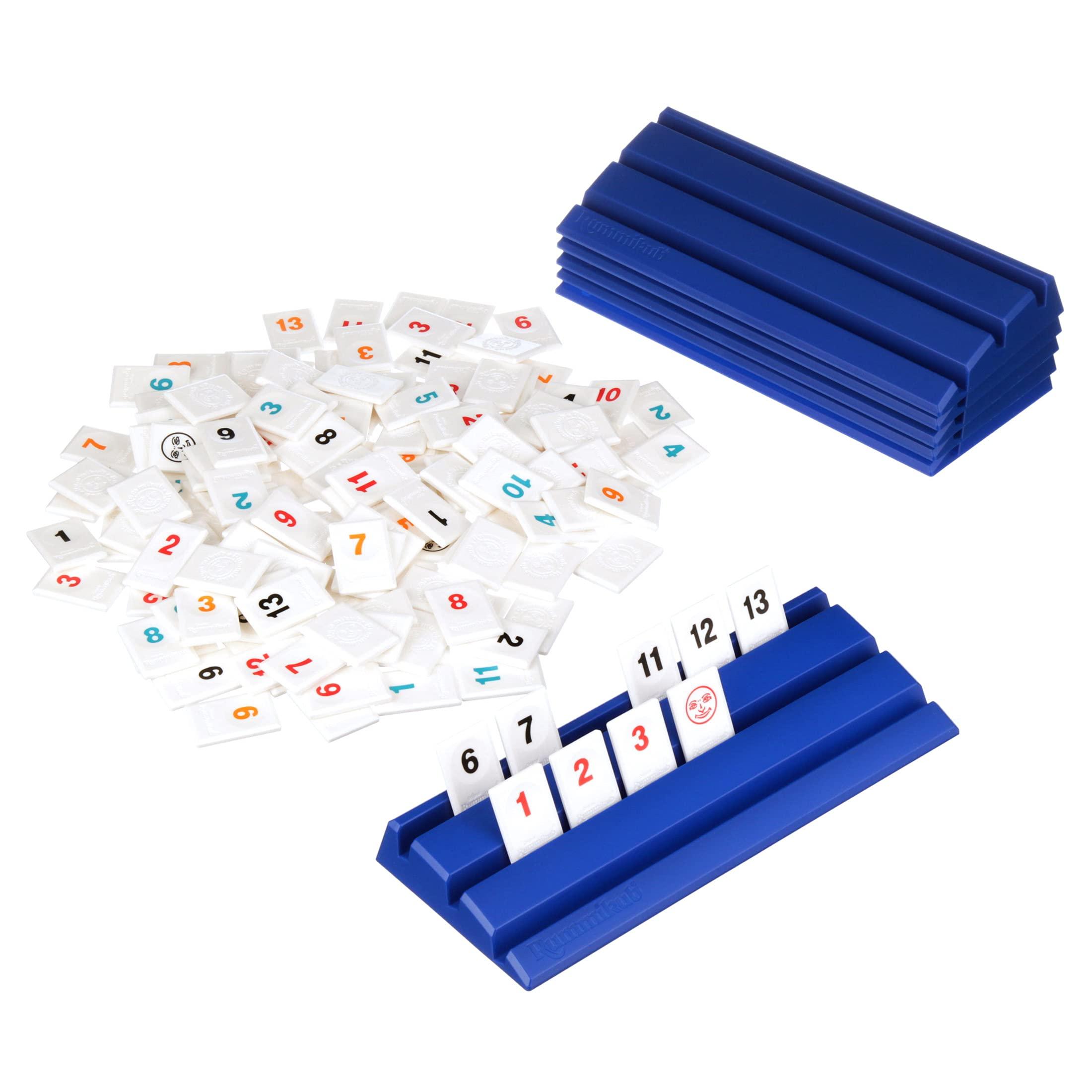 Rummikub Six Player Edition - The Classic Rummy Tile Game - More Tiles and More Players for More Fun! by Pressman , Blue - Image 4