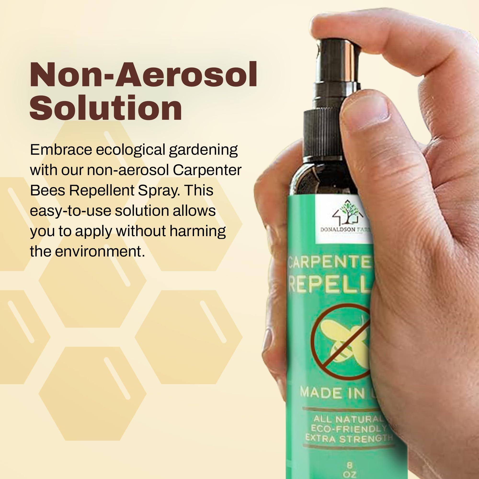 Donaldson Farms Carpenter Bee Repellent Spray – Organic Citrus Oil Spray for Outdoor Timber Structures and Furniture, 8oz - Image 4