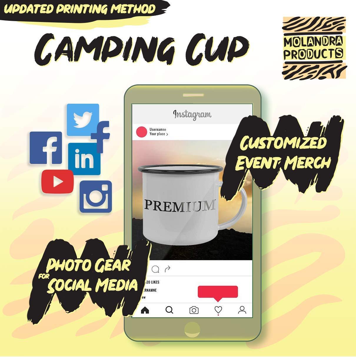 got horwitz? - 12oz Camping Mug Stainless Steel, Black - Image 4