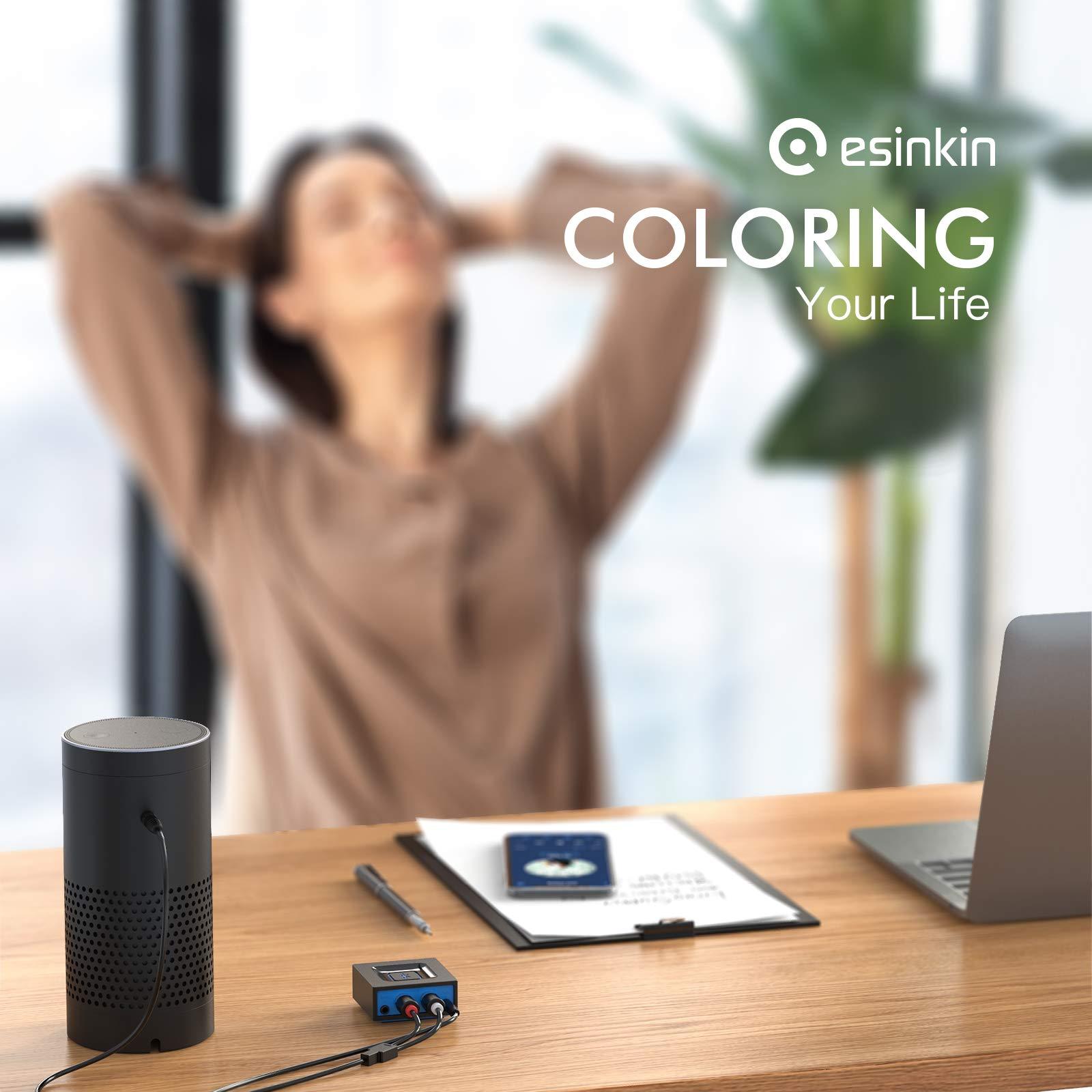 esinkin Wireless Audio Receiver for Music Streaming Sound System Works with Smart Phones, Tablets and Car, Wireless Adapter for Speakers - Image 7
