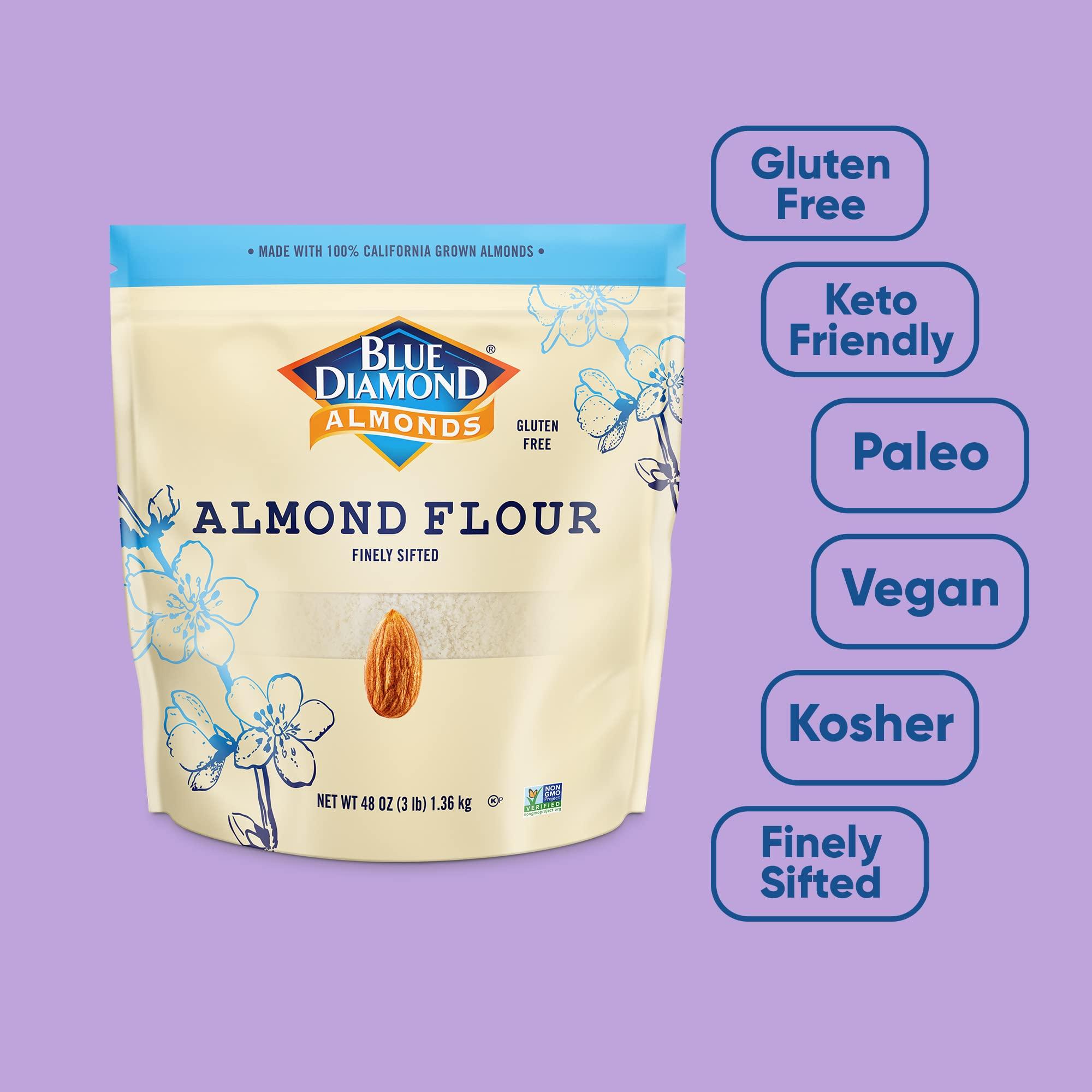 Blue Diamond Almonds Almond Flour, Gluten Free, Blanched, Finely Sifted, 48 oz - Image 6