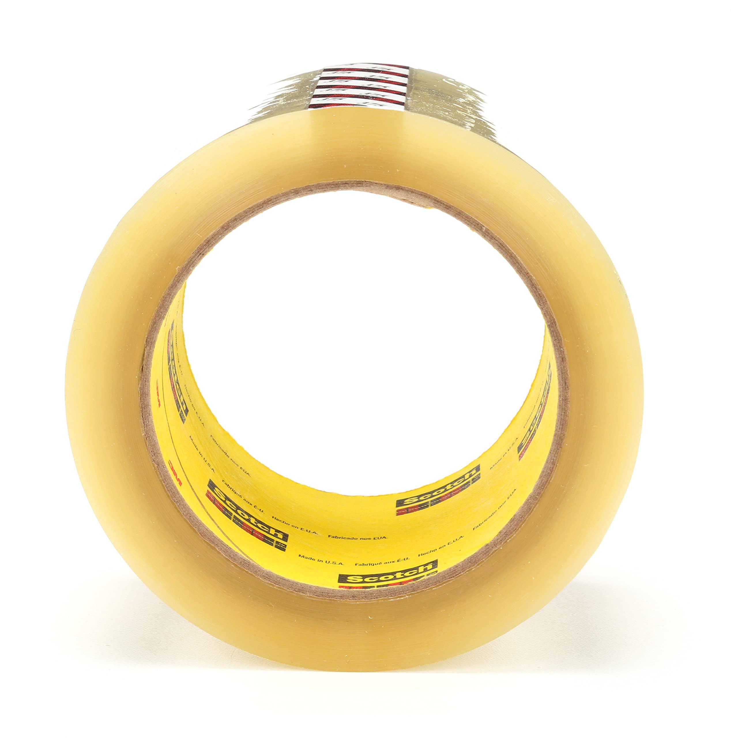 3M Scotch 72408-case 375 Box Sealing Tape, 48 mm x 914 m, Clear (Pack of 6) - Image 3