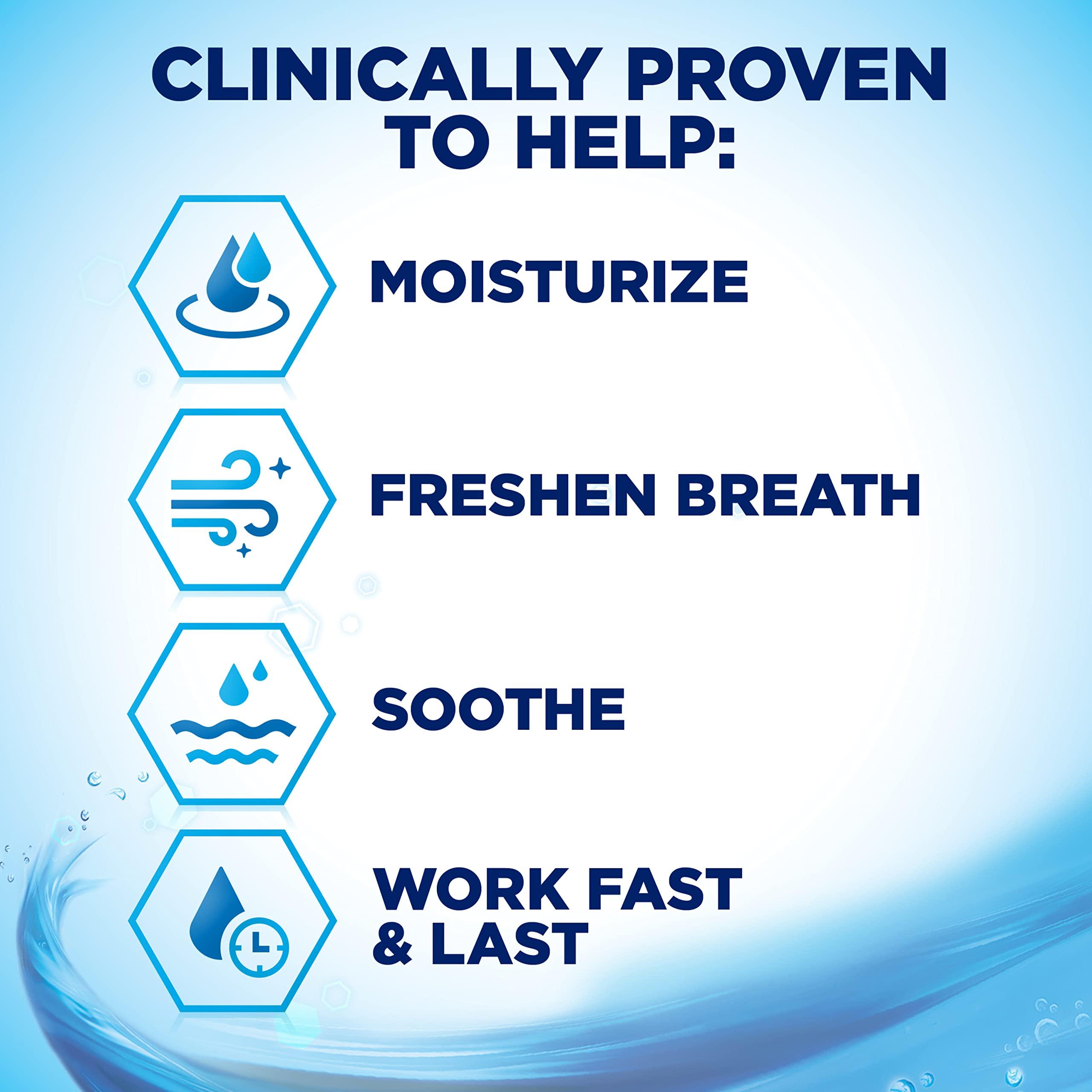 biotène Oral Rinse Mouthwash for Dry Mouth, Breath Freshener and Dry Mouth Treatment, Fresh Mint - 33.8 fl oz - Image 5