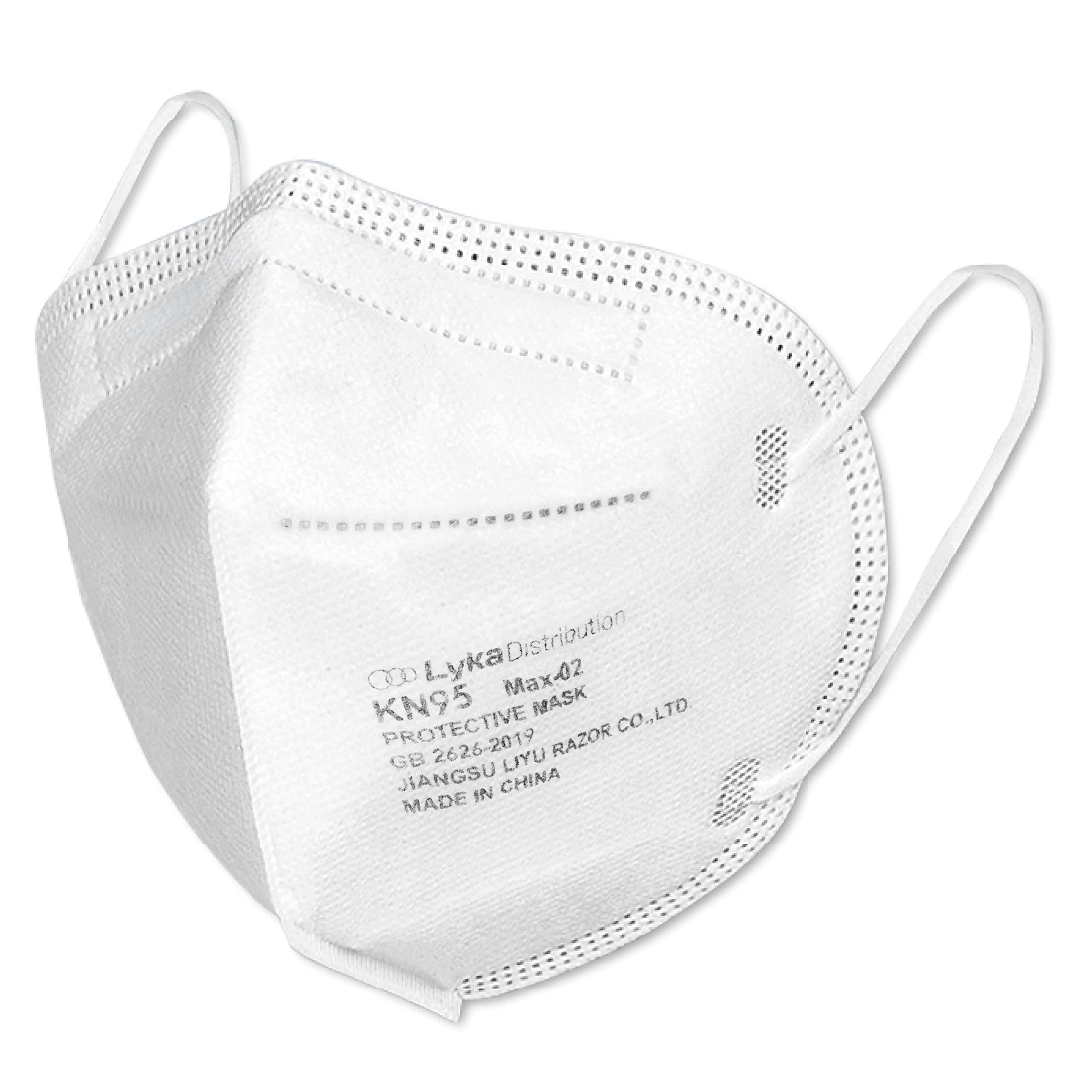 Lyka Distribution KN95 Face Masks 50 Pack 5-Ply Breathable Filter Disposable Face Masks - Image 6