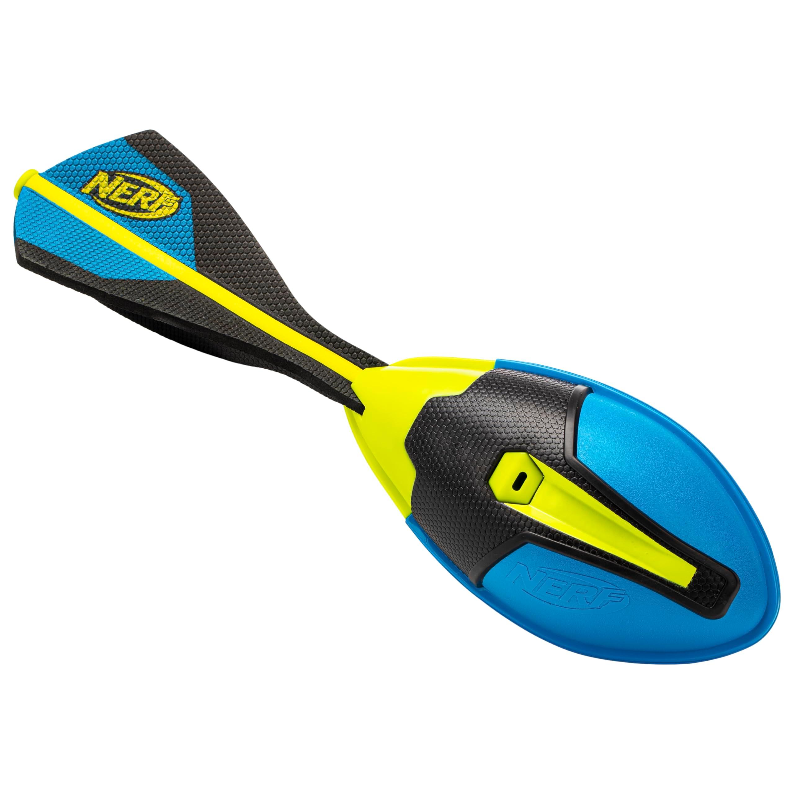 Nerf Vortex Ultra Grip Football, Designed for Easy Catching, Howling Whistle Sound, Distance-Optimizing Tail, Water-Resistant, All-Weather Play