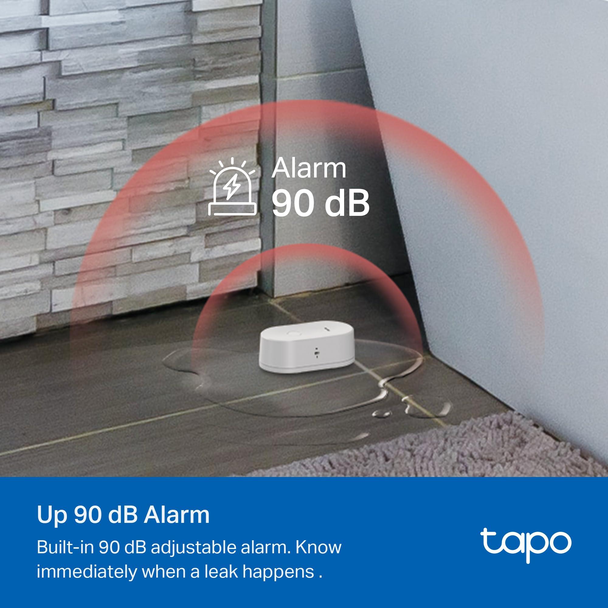 TP-Link Smart Water Leak Detector, Wi-Fi with Rapid Dripping Detection, 90dB Adjustable Alarm, App Alerts, Compatible with Alexa and Google Home - Image 5