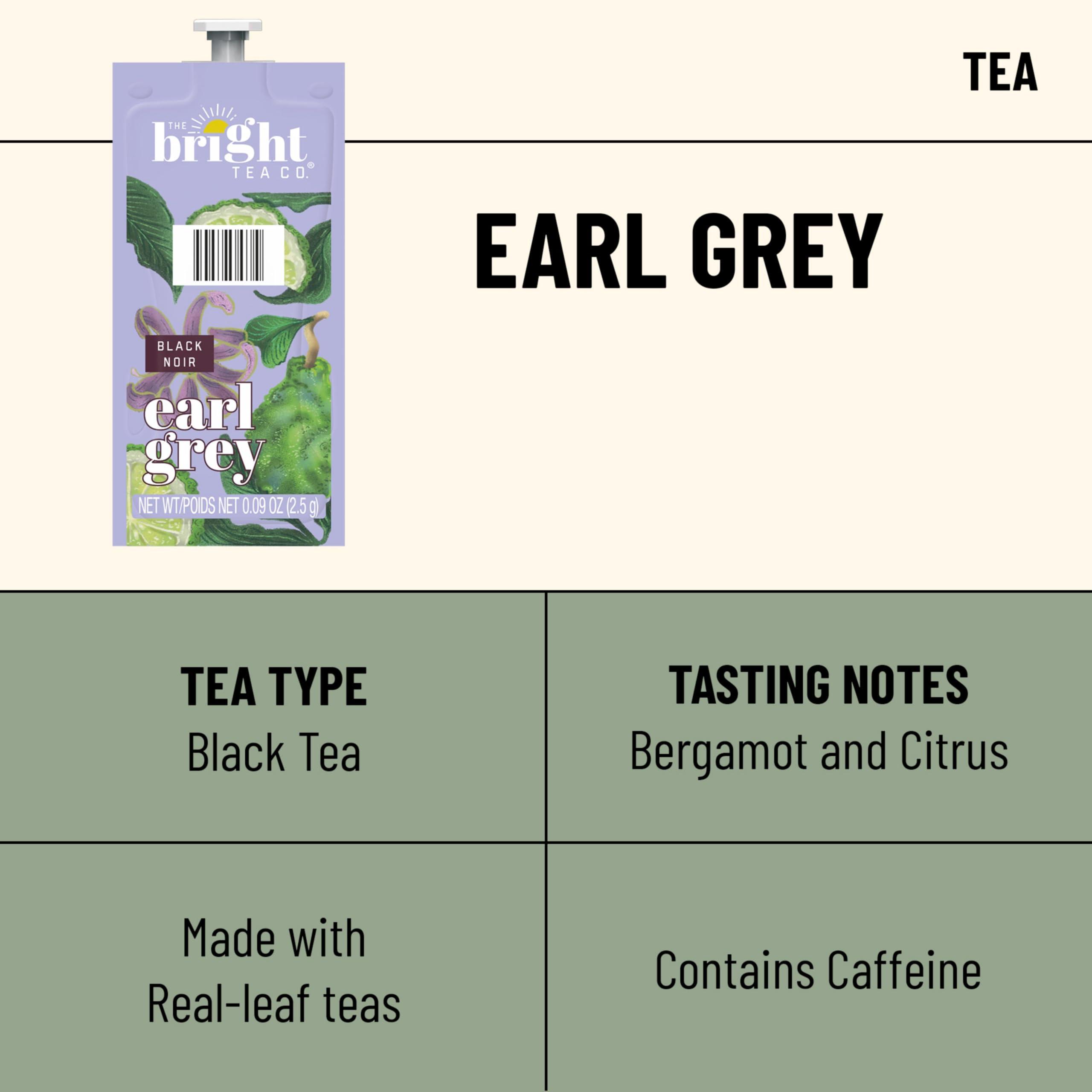 Flavia Bright Tea Co. Earl Grey Tea Freshpacks works only with Flavia Brewers (Case of 100) - Image 2
