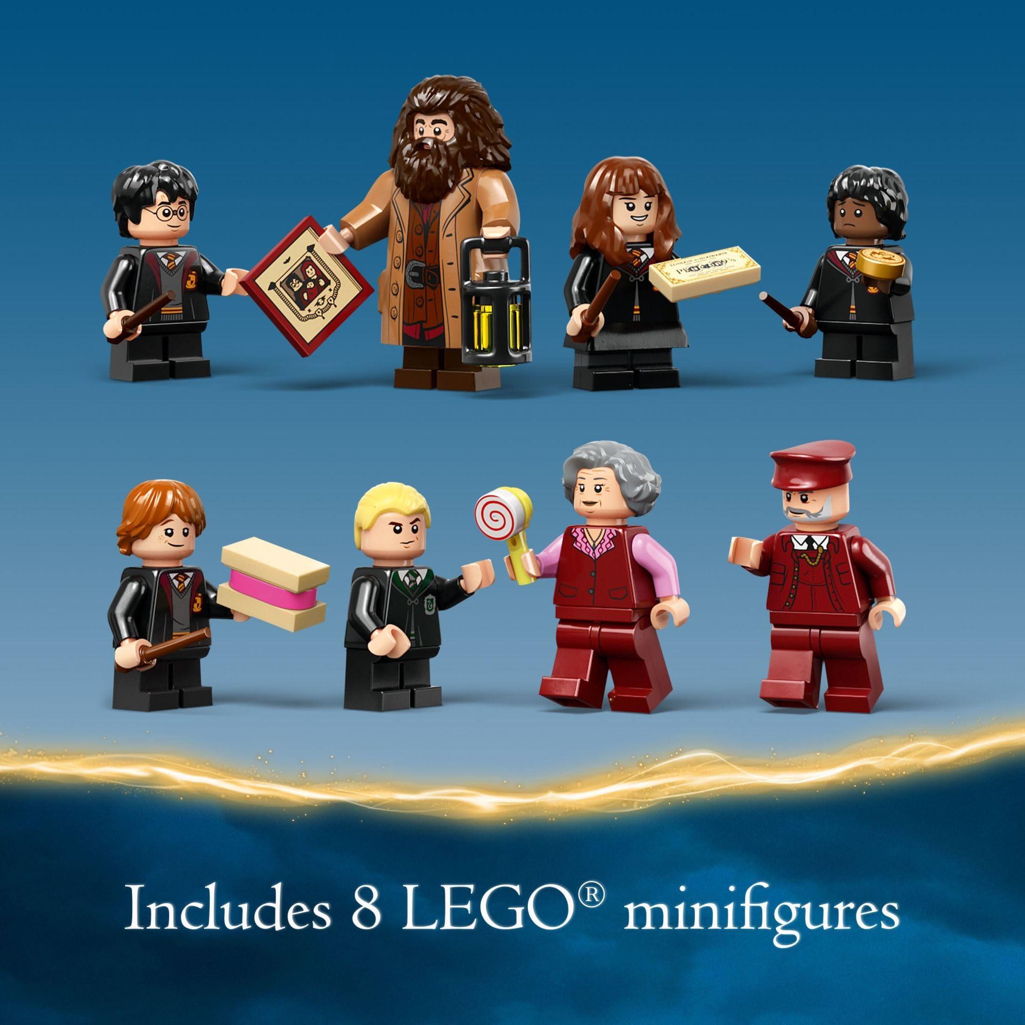 LEGO Harry Potter Hogwarts Express & Hogsmeade Station 76423 Building Toy Set; Harry Potter Gift Idea for Fans Aged 8+; Features a Buildable Train, Tracks, Ticket Office and 8 Harry Potter Minifigures - Image 7