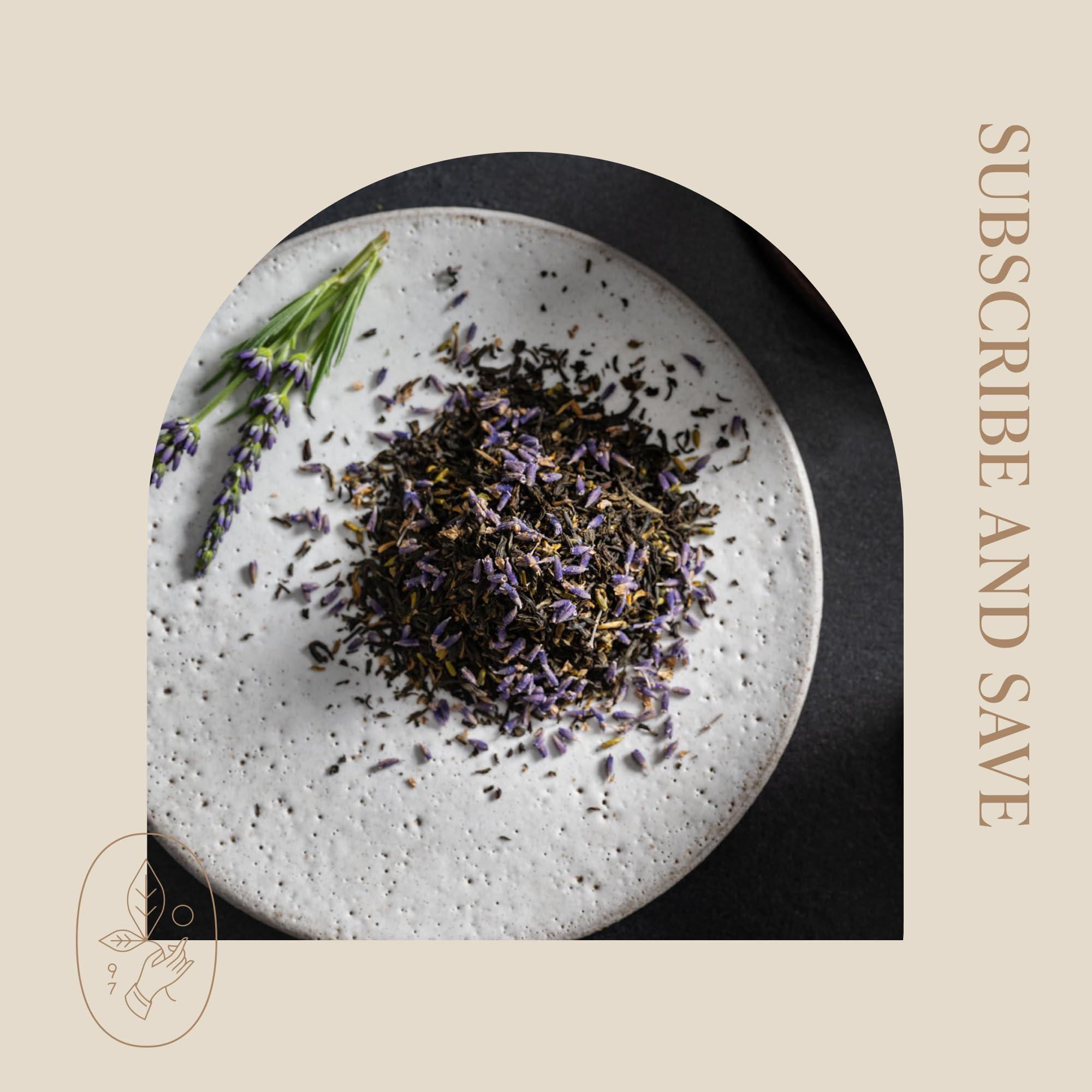 Rishi Tea Earl Grey Lavender Loose Leaf Pure Black Tea - Organic with Bergamot Oil and Lavender Flowers, Energizing & Caffeinated - 16 Ounces, 50+ Servings - Image 7