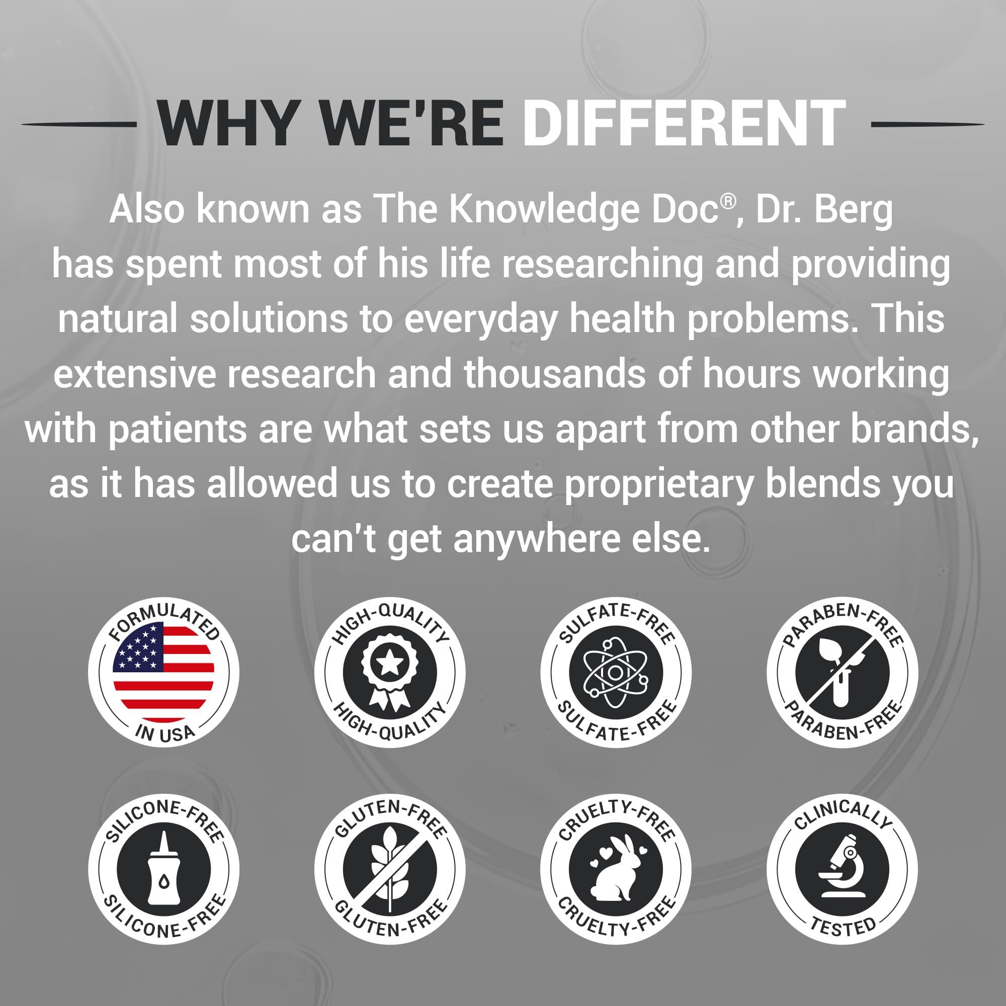 Dr. Berg Scalp & Hair Serum (Improved Formula) with Vitamin D3 & E - Clinically Tested, Paraben- and Sulfate-Free Hair Oil for Women & Men - Includes Rosemary Oil, Castor Oil & Jojoba Oil - 2 Fl oz - Image 8