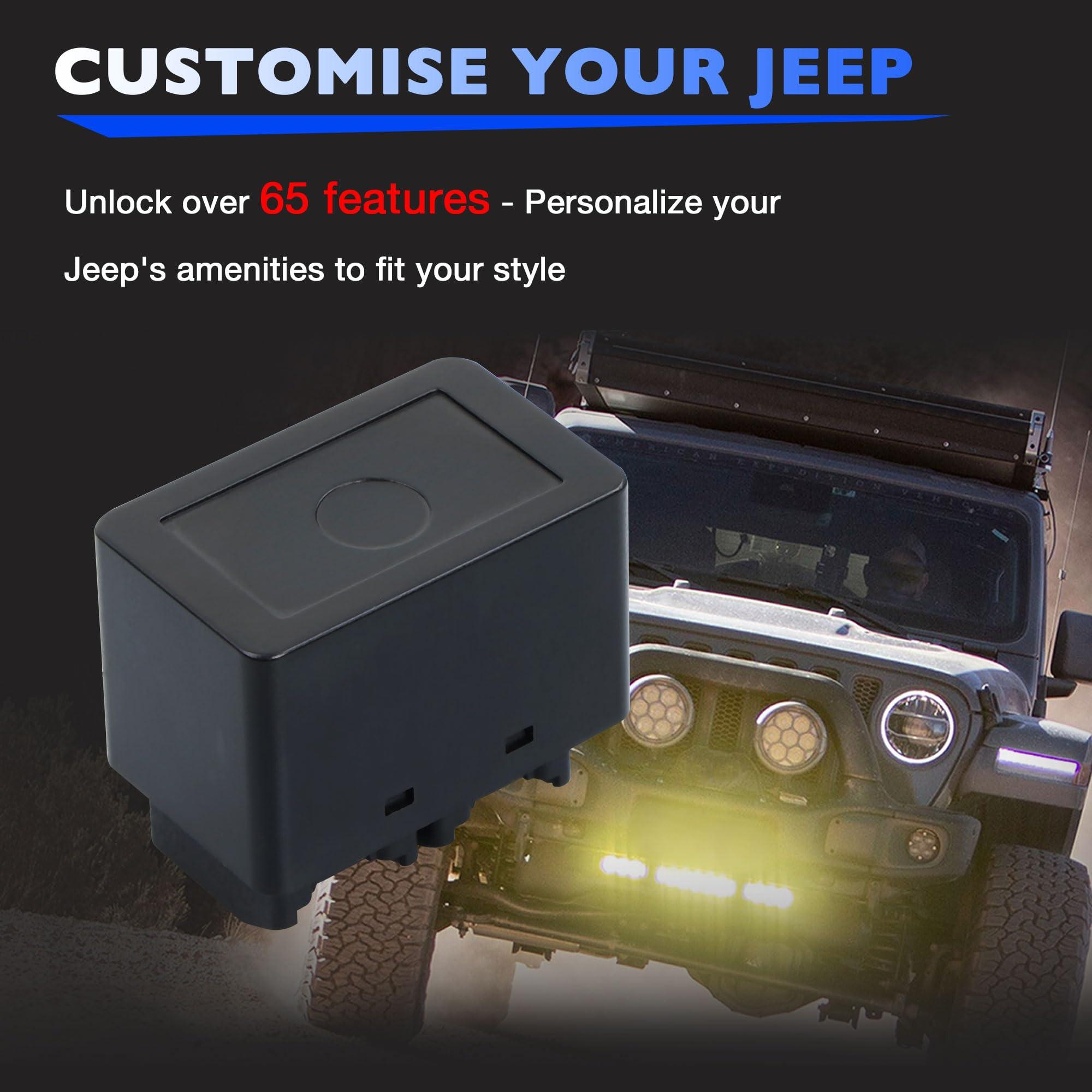 Misakomo JL JT Tazer Mini Programmer Fits 2018-2024 Jeep Wrangler JL and Gladiator JT - Customize Over 65 Settings - Change Tire Size, Gear Ratio, TPMS and More! - Image 6