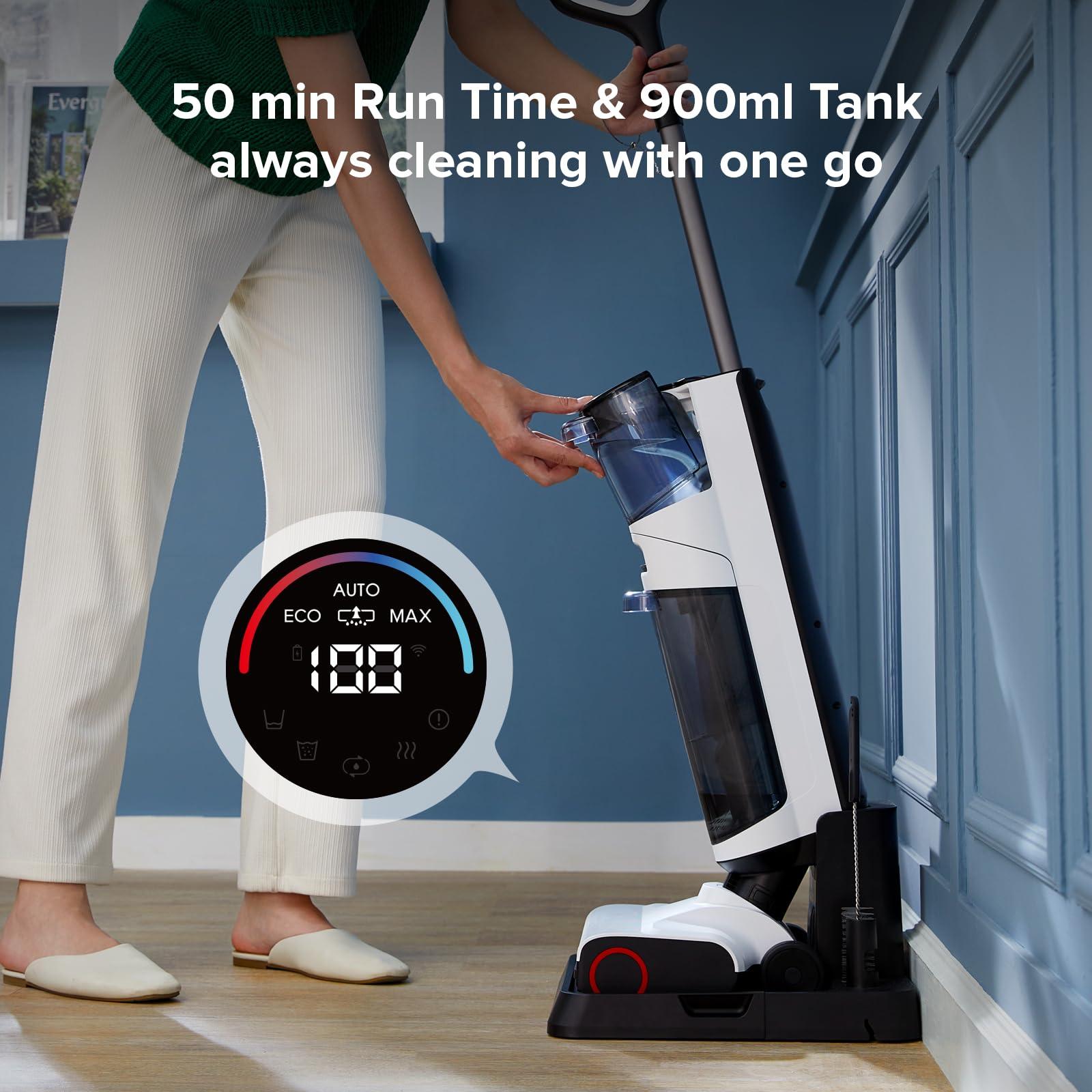 roborock Dyad Air Wet Dry Vacuum Cleaner, Cordless Vacuum Mop Combo with 17000Pa Power Suction, Long Battery, Edge Cleaning, Hardwood Floor Cleaner with Self-Cleaning & Drying System - Image 9