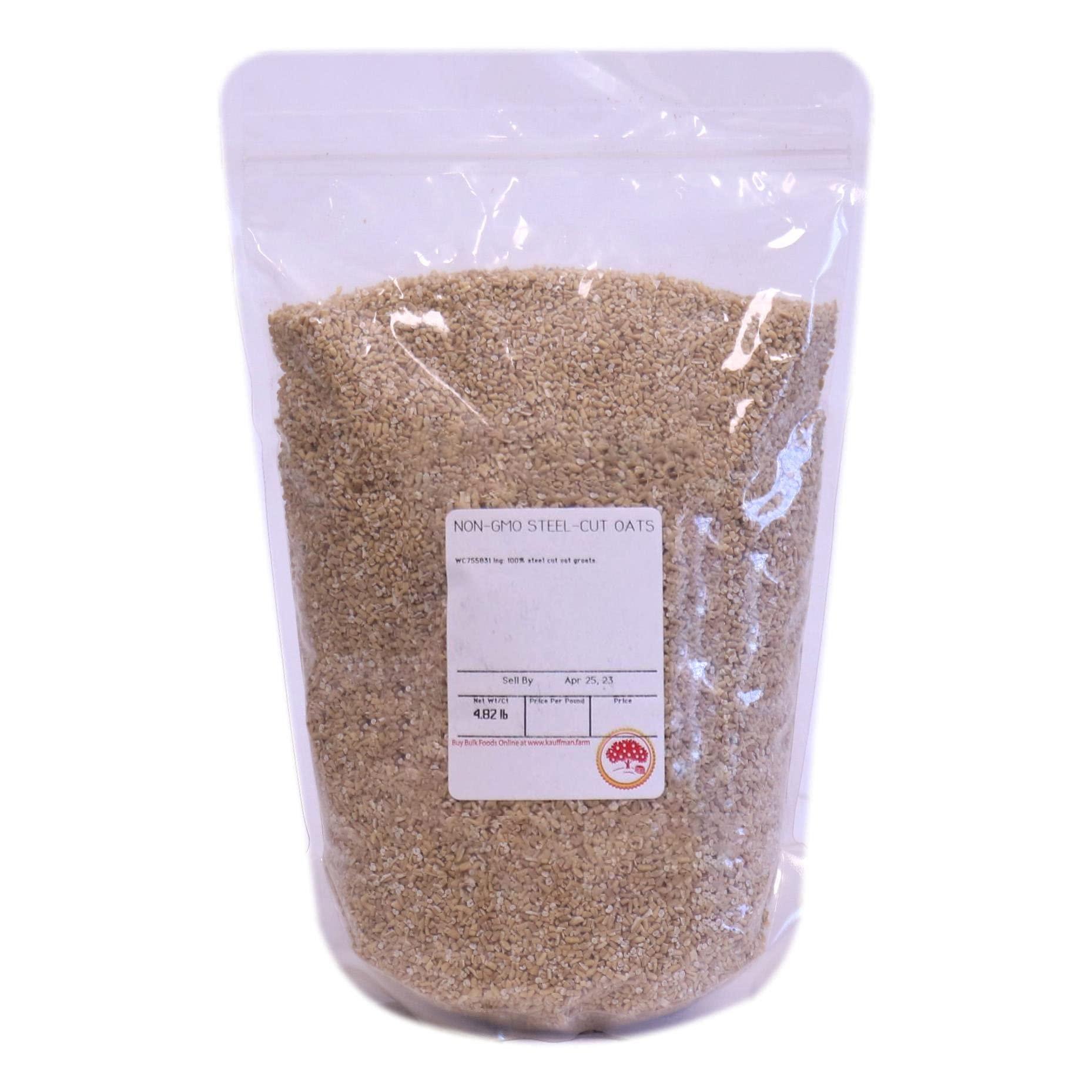 Kauffman Orchards Steel-Cut Oat Groats, Bulk 4.8 Lb. Bag - Image 2