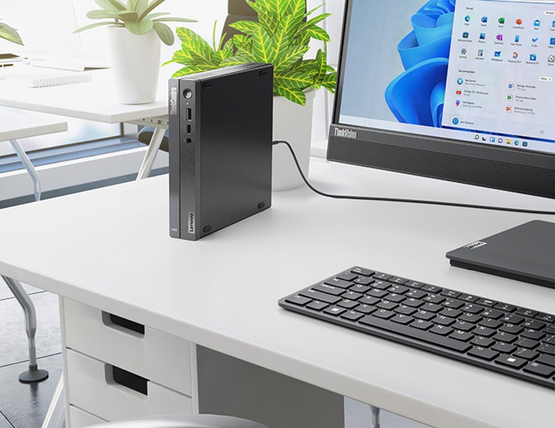 Lenovo ThinkCentre 50q Gen 4 Business Mini Desktop, 13th Gen Intel Core i5-13420H, 32GB RAM, 1TB SSD, Display Port, Wired Keyboard & Mouse, Wi-Fi 6, Windows 11 Pro, Black - Image 5