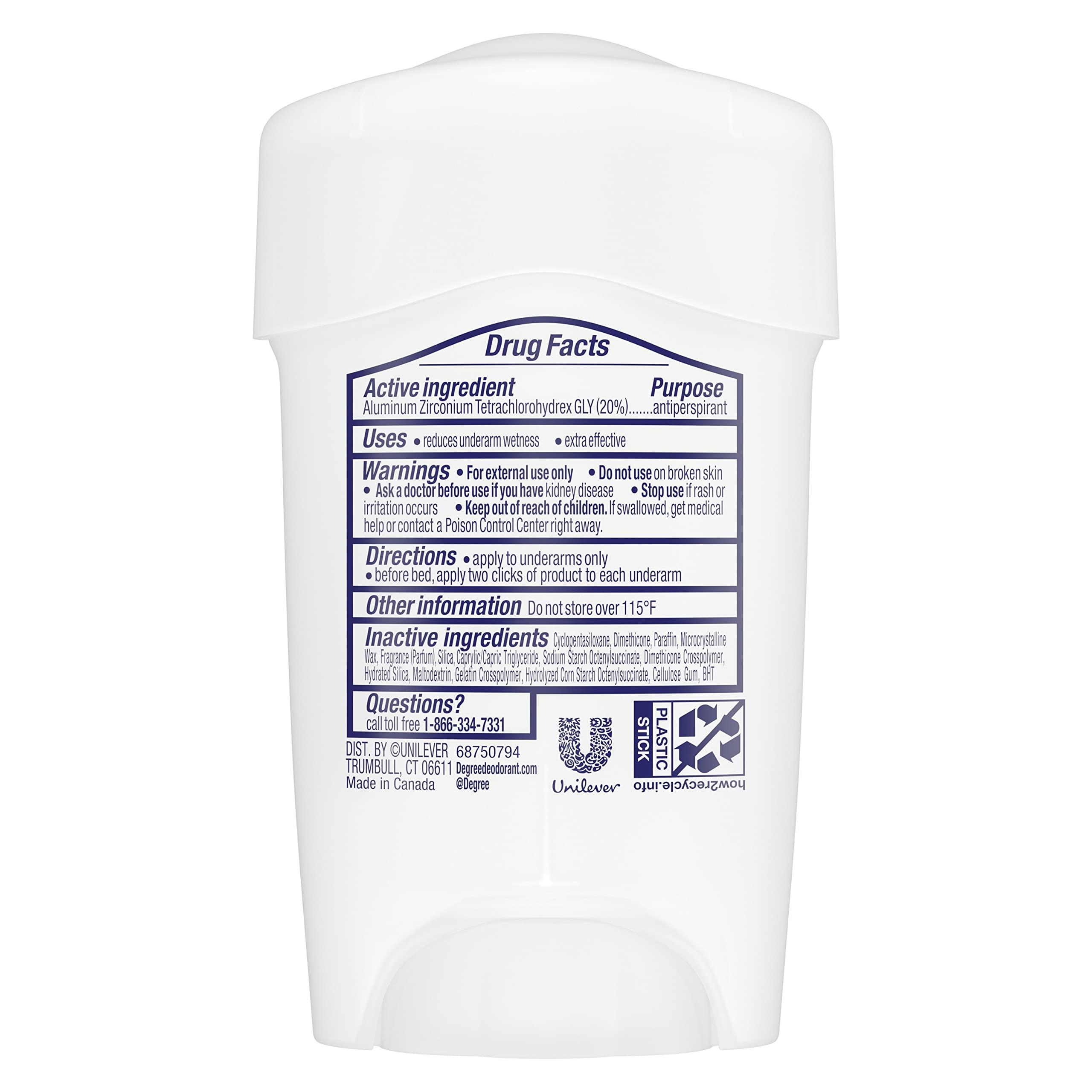 Degree Clinical Protection Antiperspirant Deodorant 72-Hour Sweat & Odor Protection Shower Clean Antiperspirant for Women 1.7 oz - Image 3