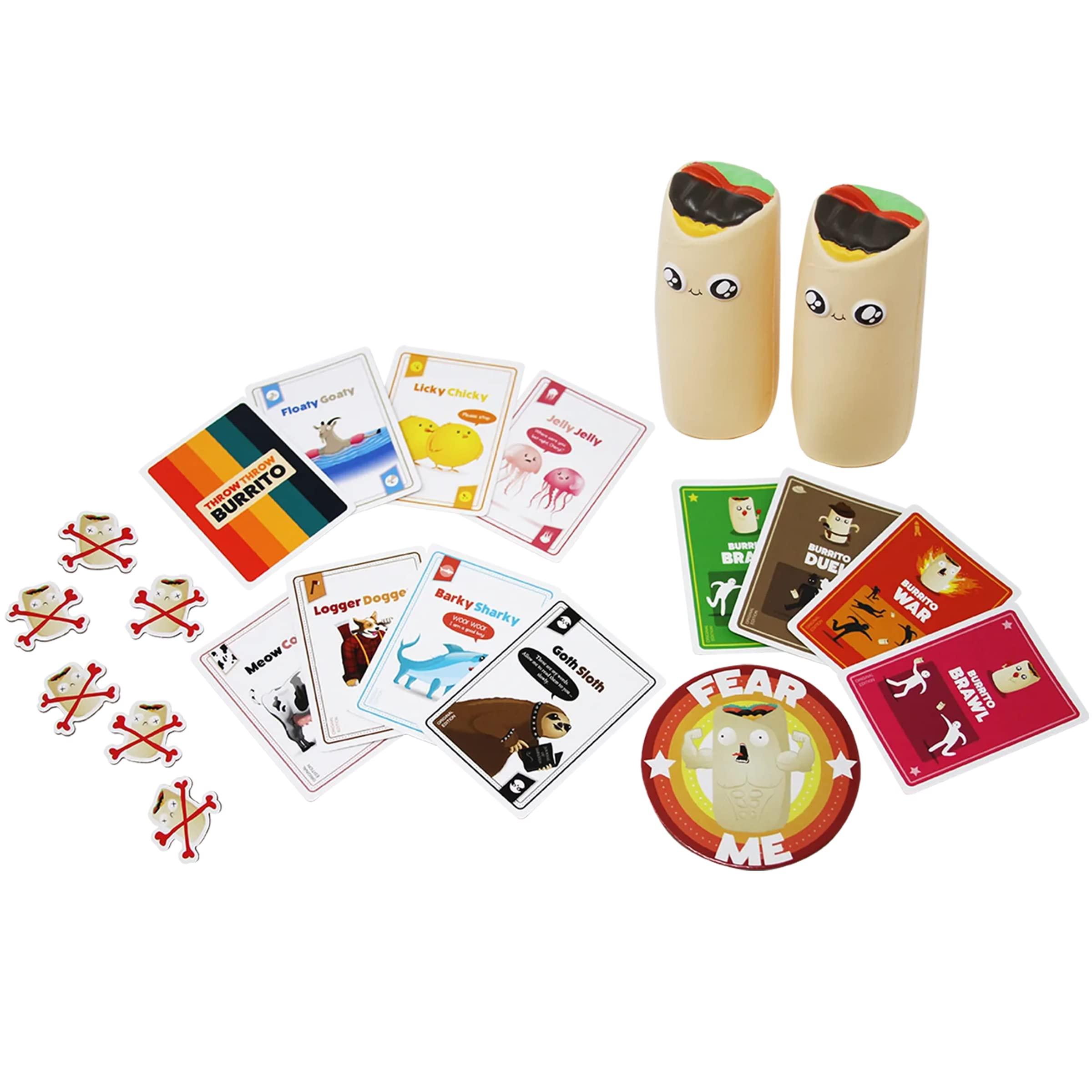 Exploding Kittens Presents Throw Throw Burrito - A Dodgeball Card Game - Family Card Games for Adults, Teens & Kids - 2-6 Players - Ages 7 and Up - 120 Cards - Image 5