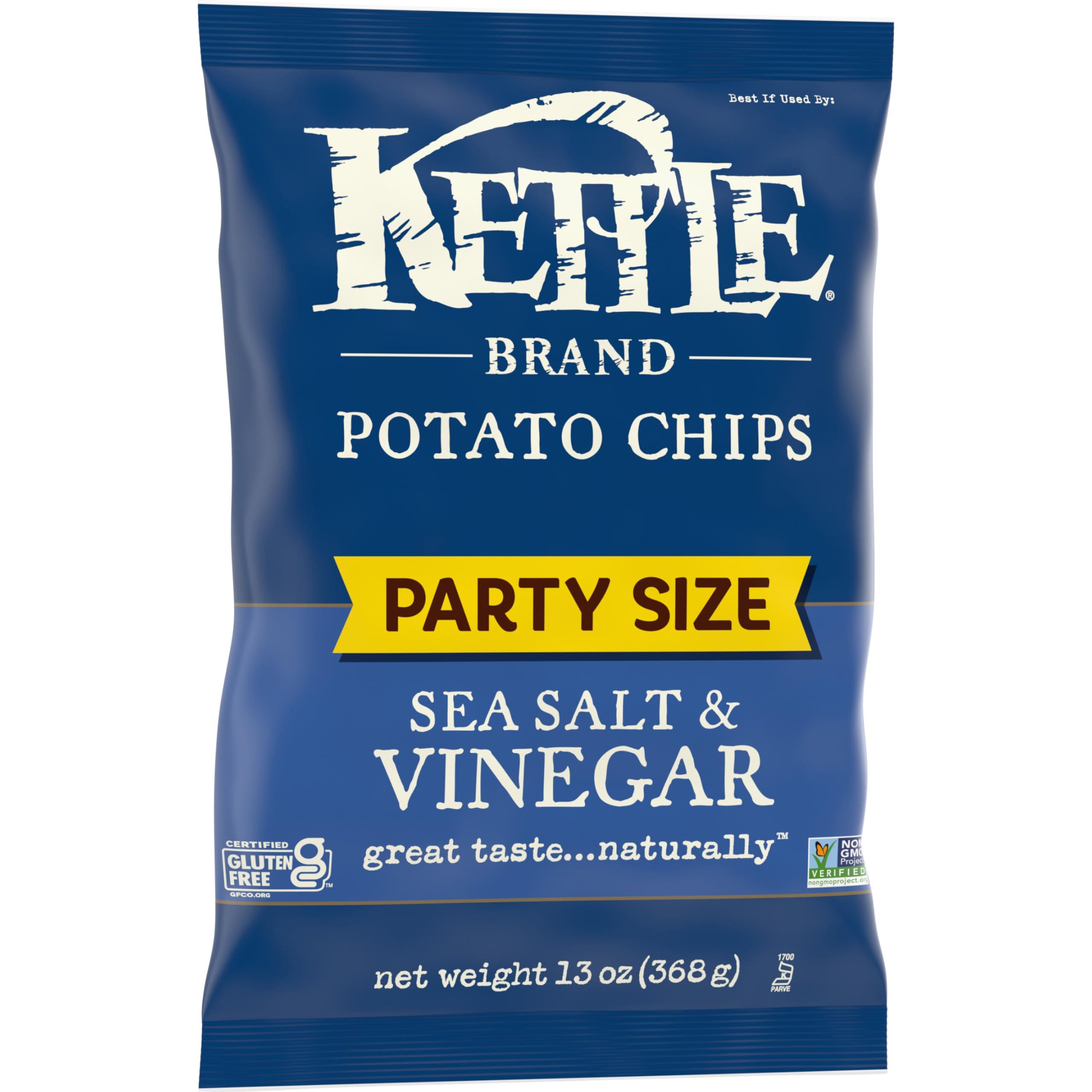 Kettle Brand Potato Chips Sea Salt & Vinegar Kettle Chips, 13 Oz - Image 7
