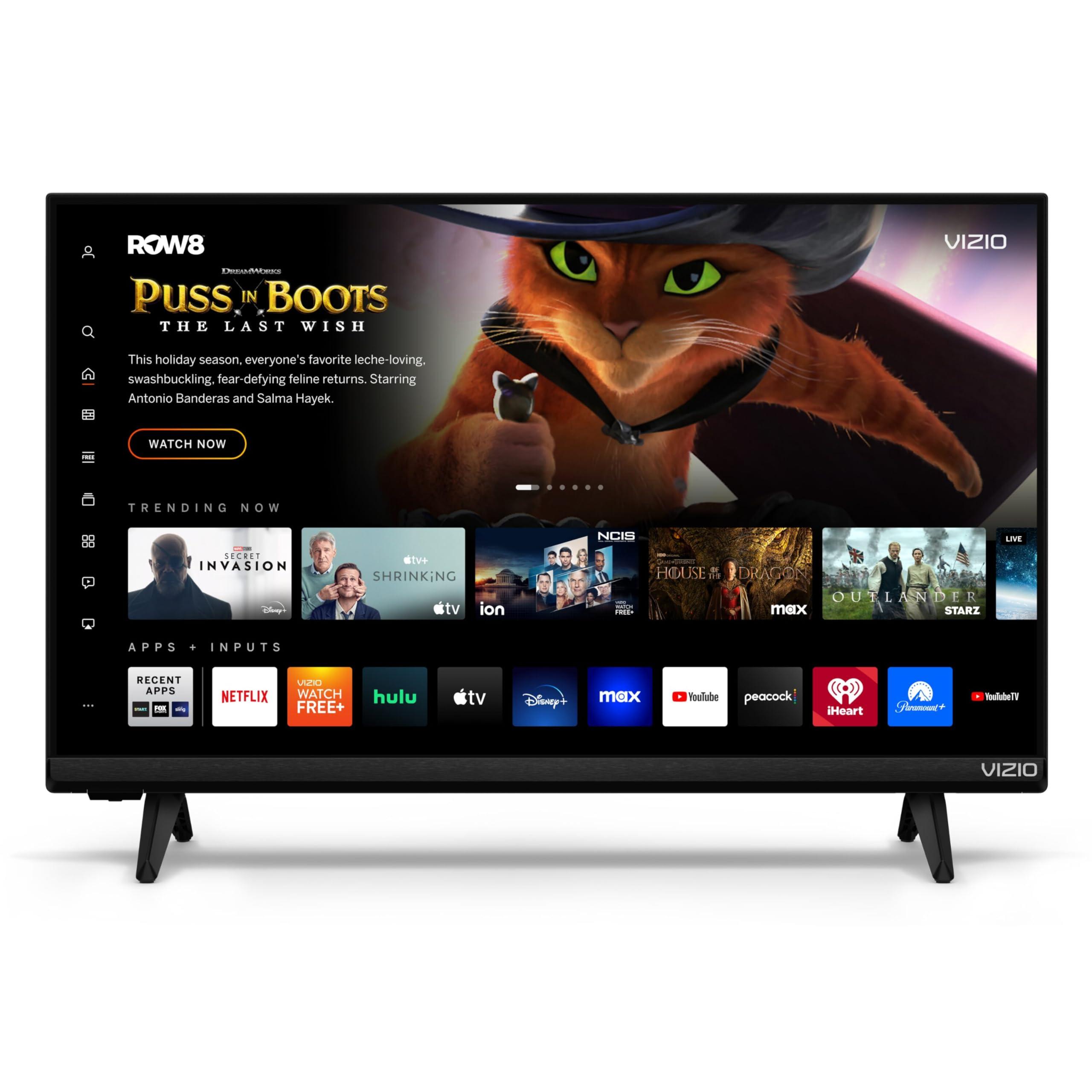 VIZIO D-Series 24-inch FHD LED Smart TV D24fM-K01, Alexa Compatibility, AMD FreeSync, 2023 Model, Bluetooth Headphone Capable