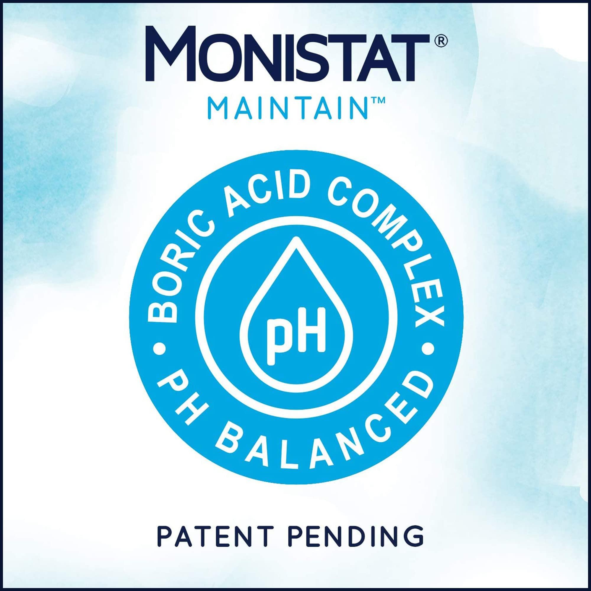 Monistat Feminine Cleanser with Boric Acid, 10 Fl Oz and Vagisil Medicated Feminine Wipes, Maximum Strength, 12 Wipes - Image 4