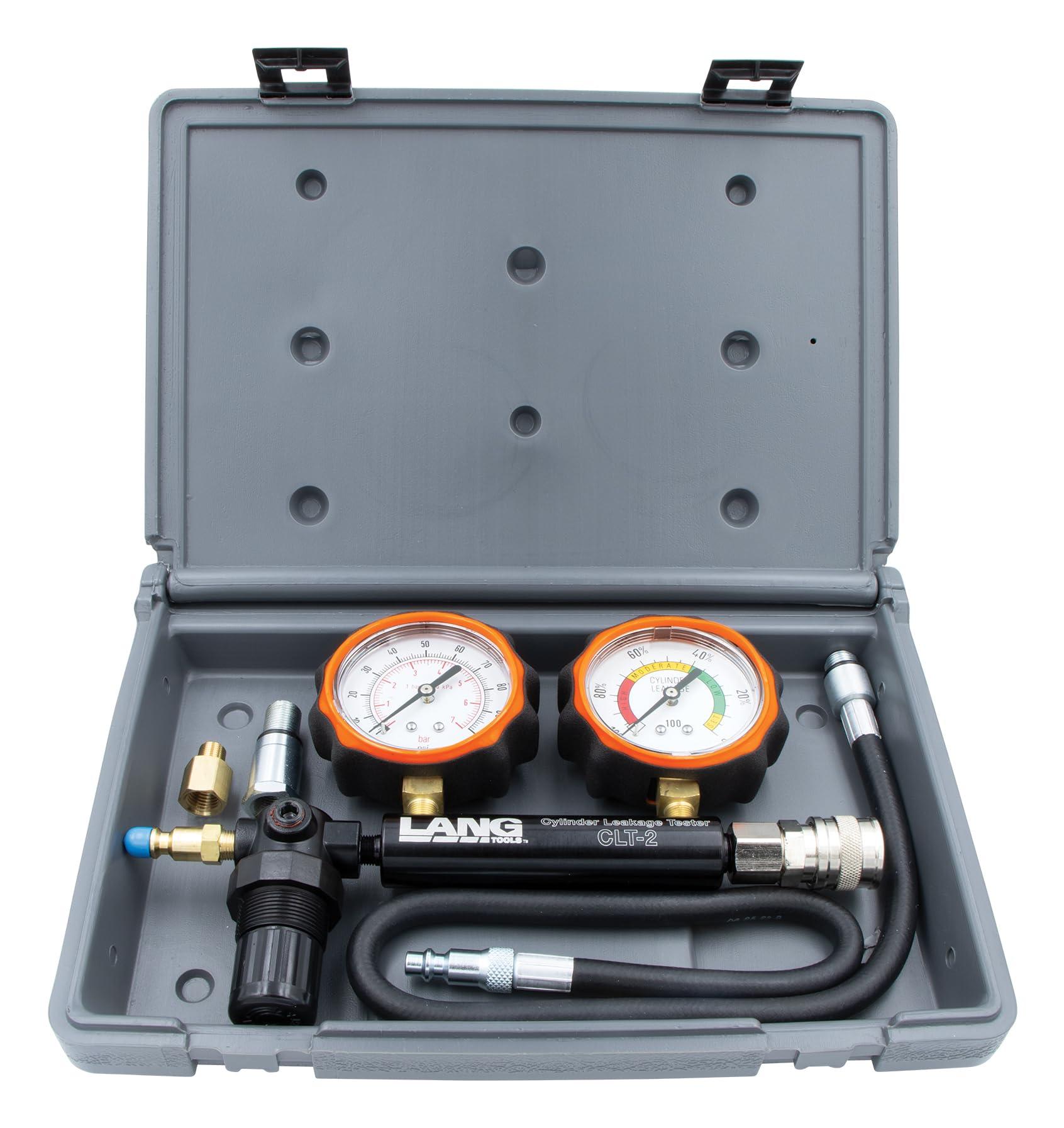 Lang Tools CLT-2 100 PSI Cylinder Leakage Tester with 2 Gauges, One Size - Image 2