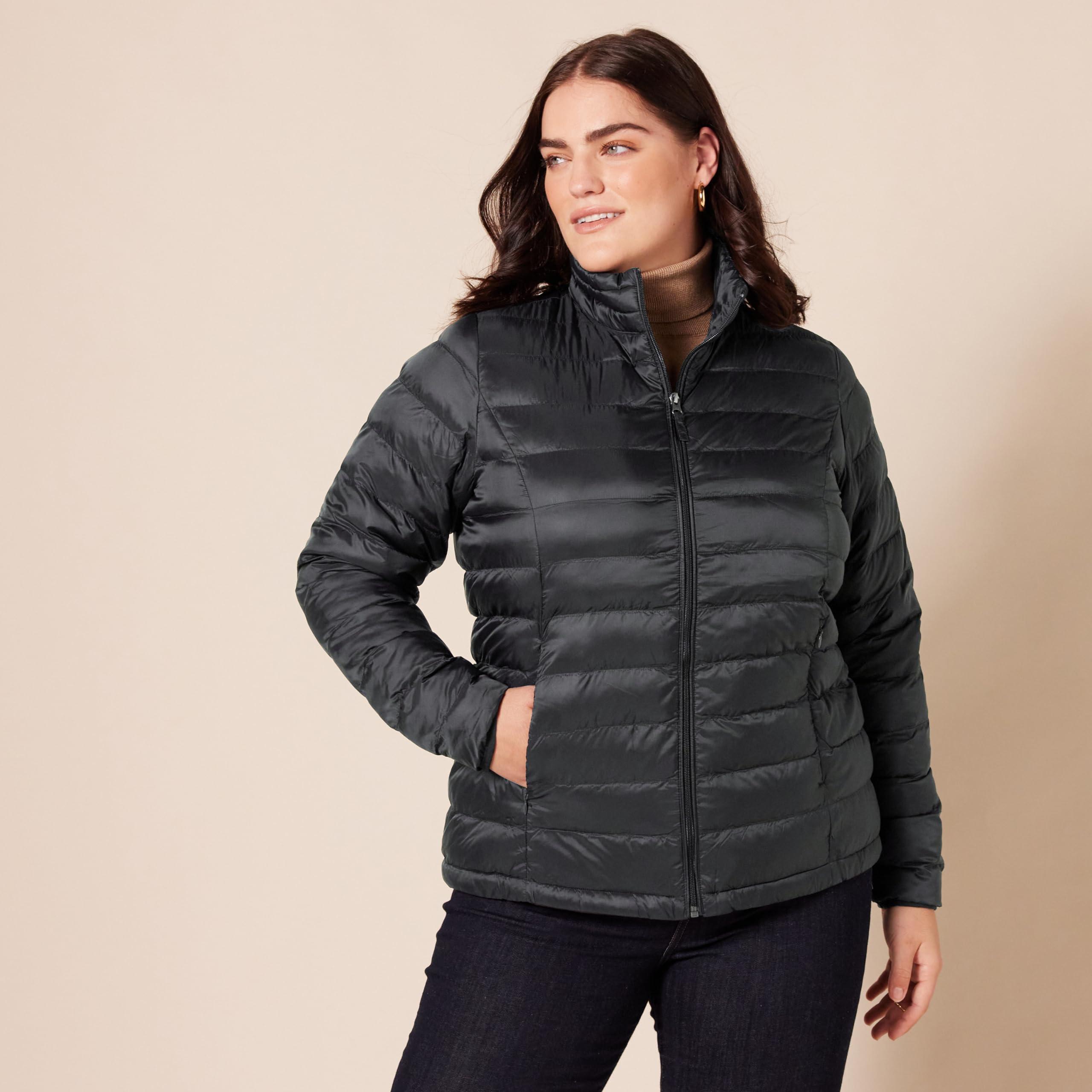 Amazon Essentials Women's Lightweight Long-Sleeve Water-Resistant Packable Puffer Jacket (Available in Plus Size) - Image 6