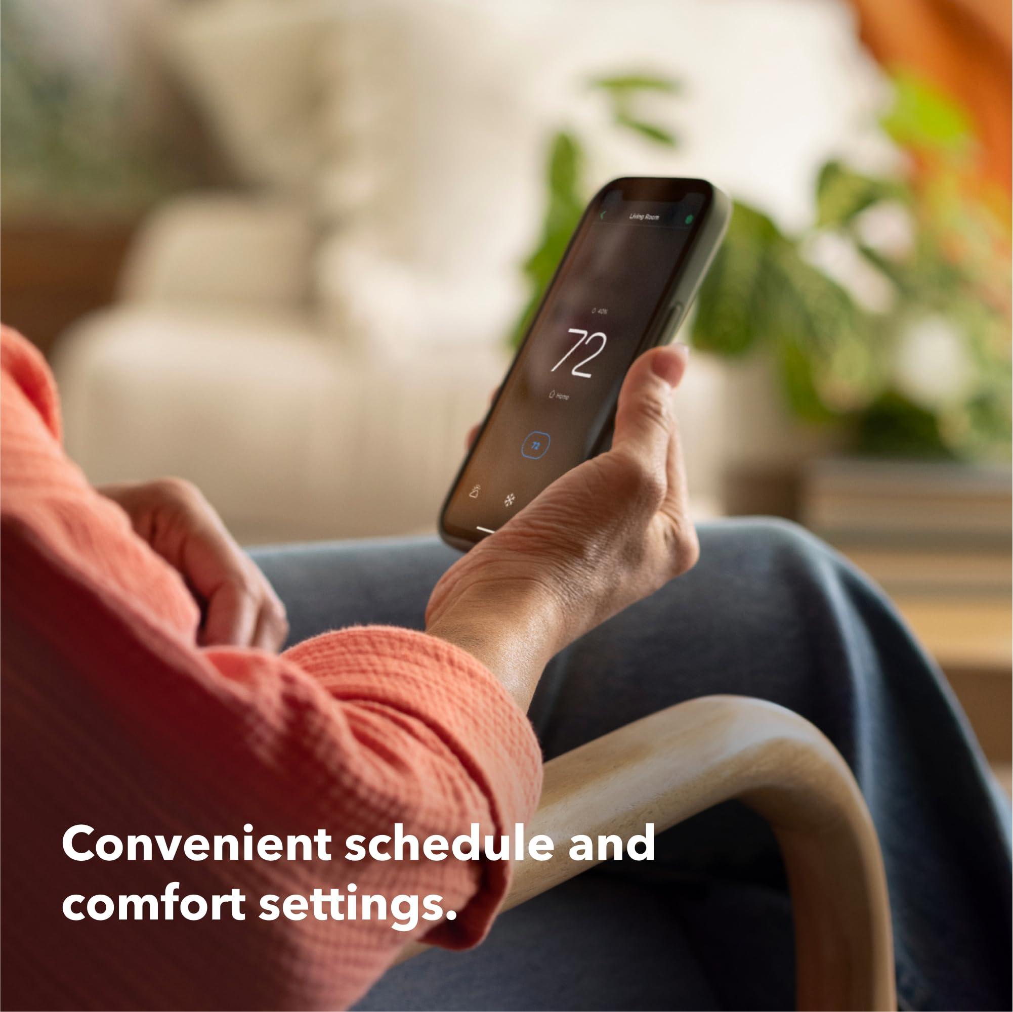 New 2025 ecobee Smart Thermostat Essential - Energy Star Certified programmable Wi-Fi Thermostat - Works with Siri, Alexa, and Google Assistant - Image 8