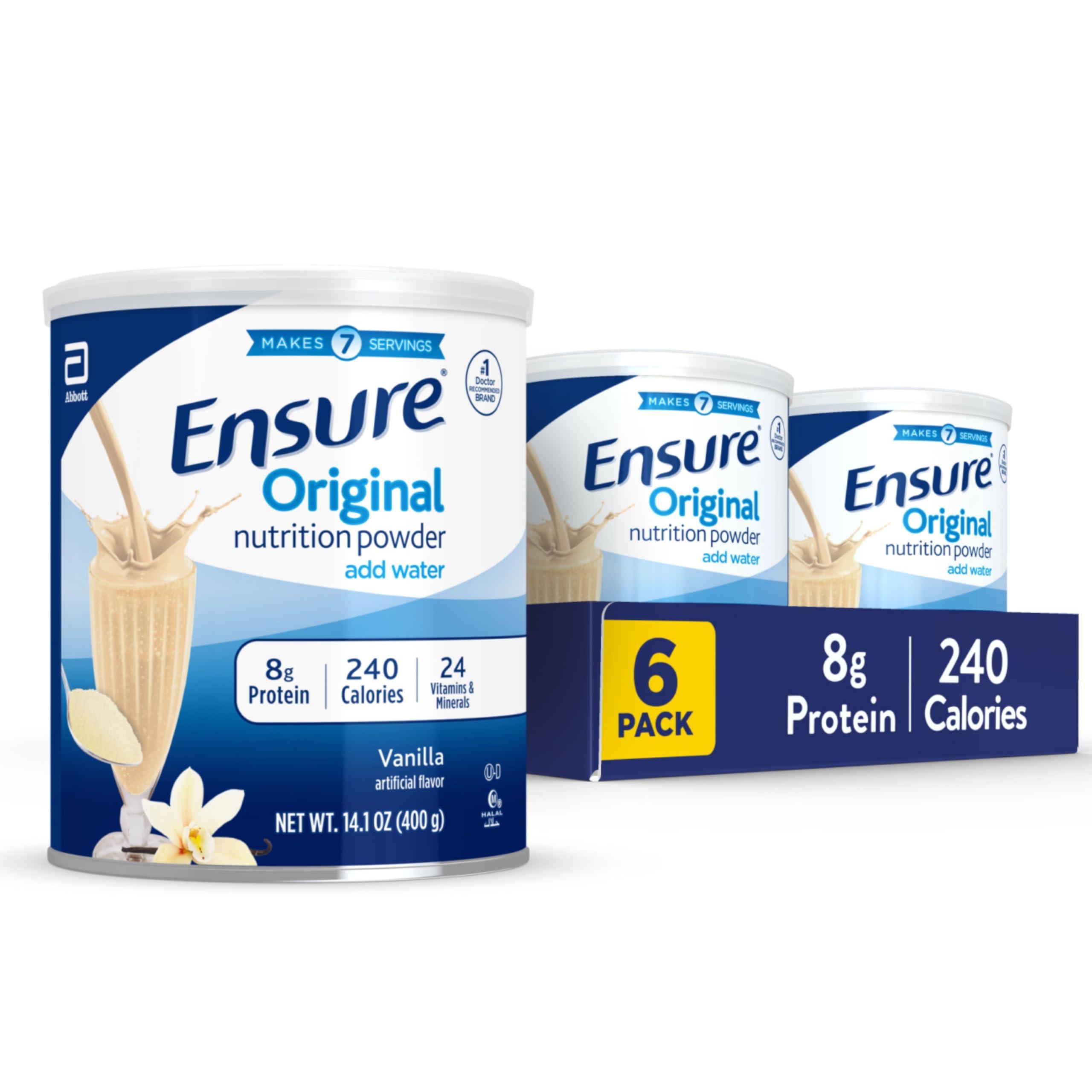 Ensure Original Vanilla Nutrition Powder 6 Cans